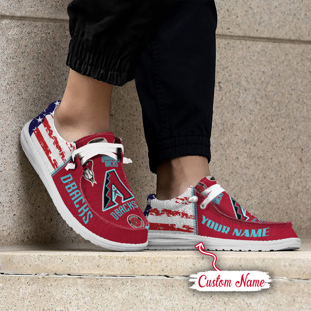 footwearelite arizona diamondbacks custom name hey dude shoes lmeqi