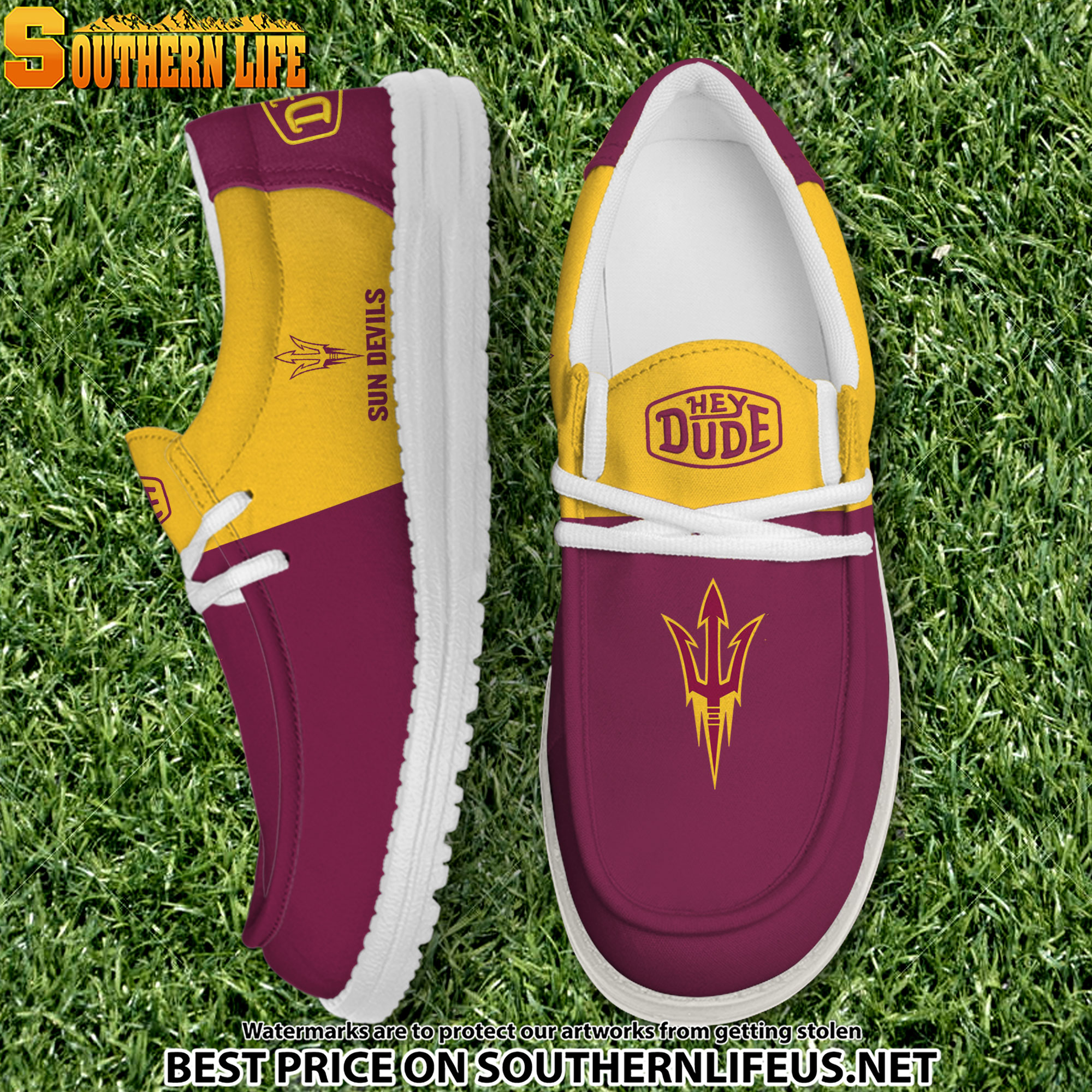 footwearelite arizona state sun devils custom name hey dude shoes jnhlm