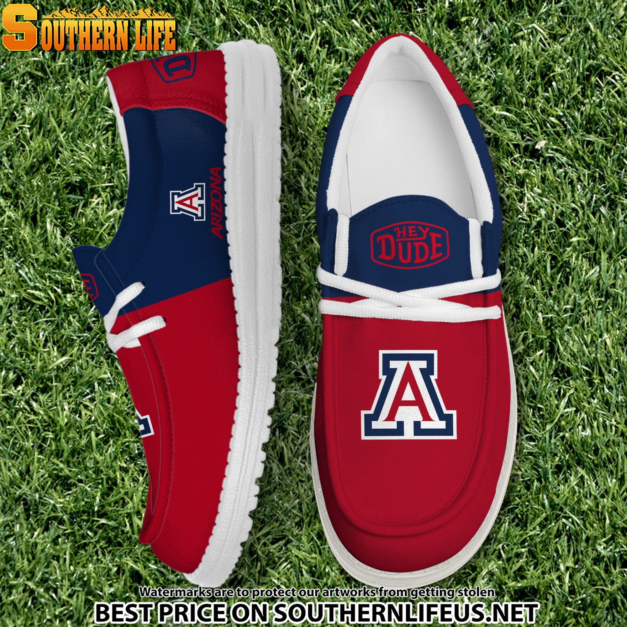 footwearelite arizona wildcats custom name hey dude shoes wcstc