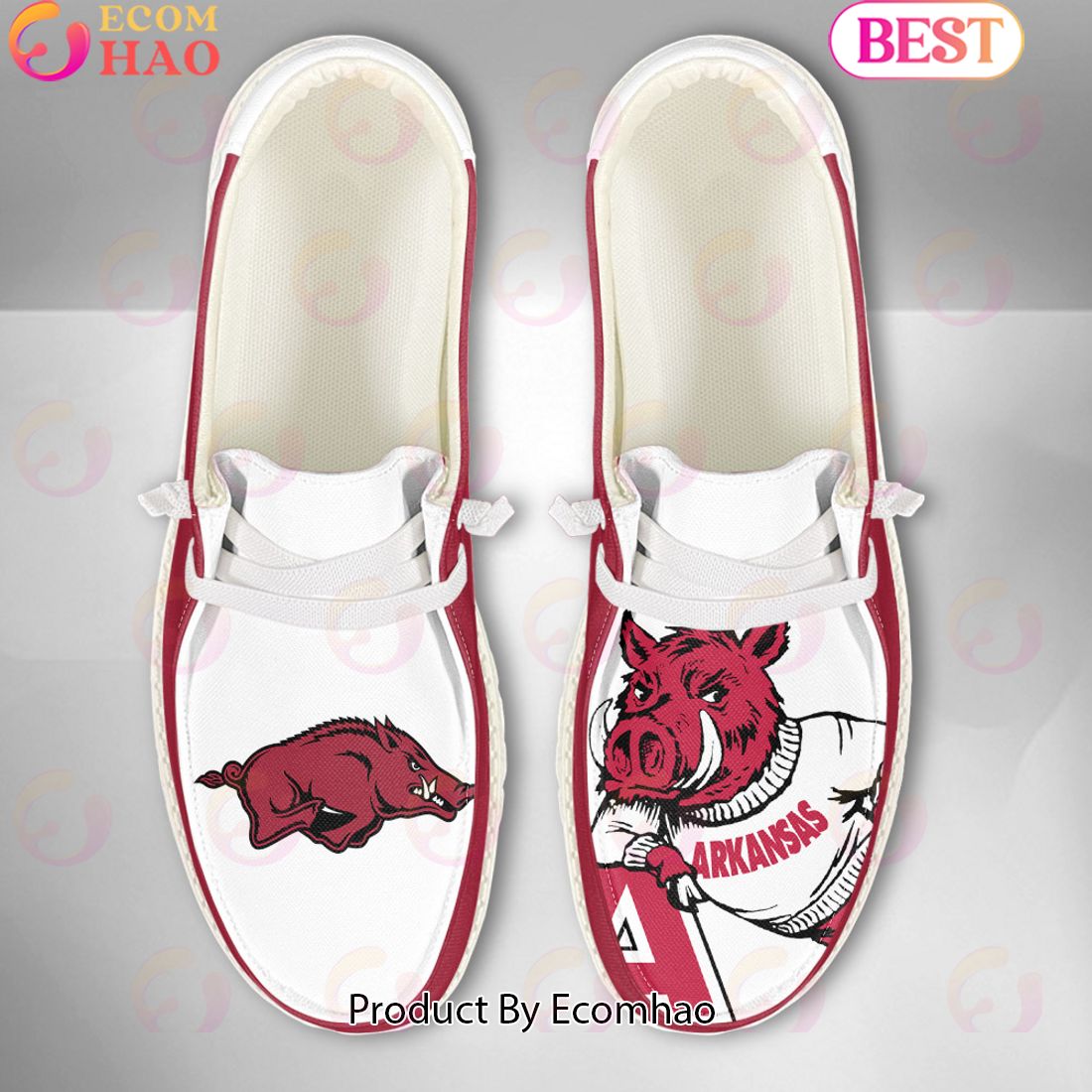 footwearelite arkansas razorbacks custom name hey dude shoes we5zq