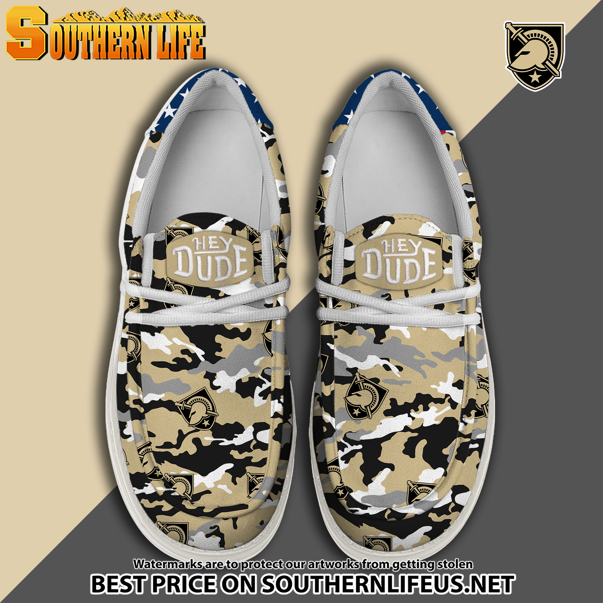 footwearelite army black knights custom name hey dude shoes 1ik1c