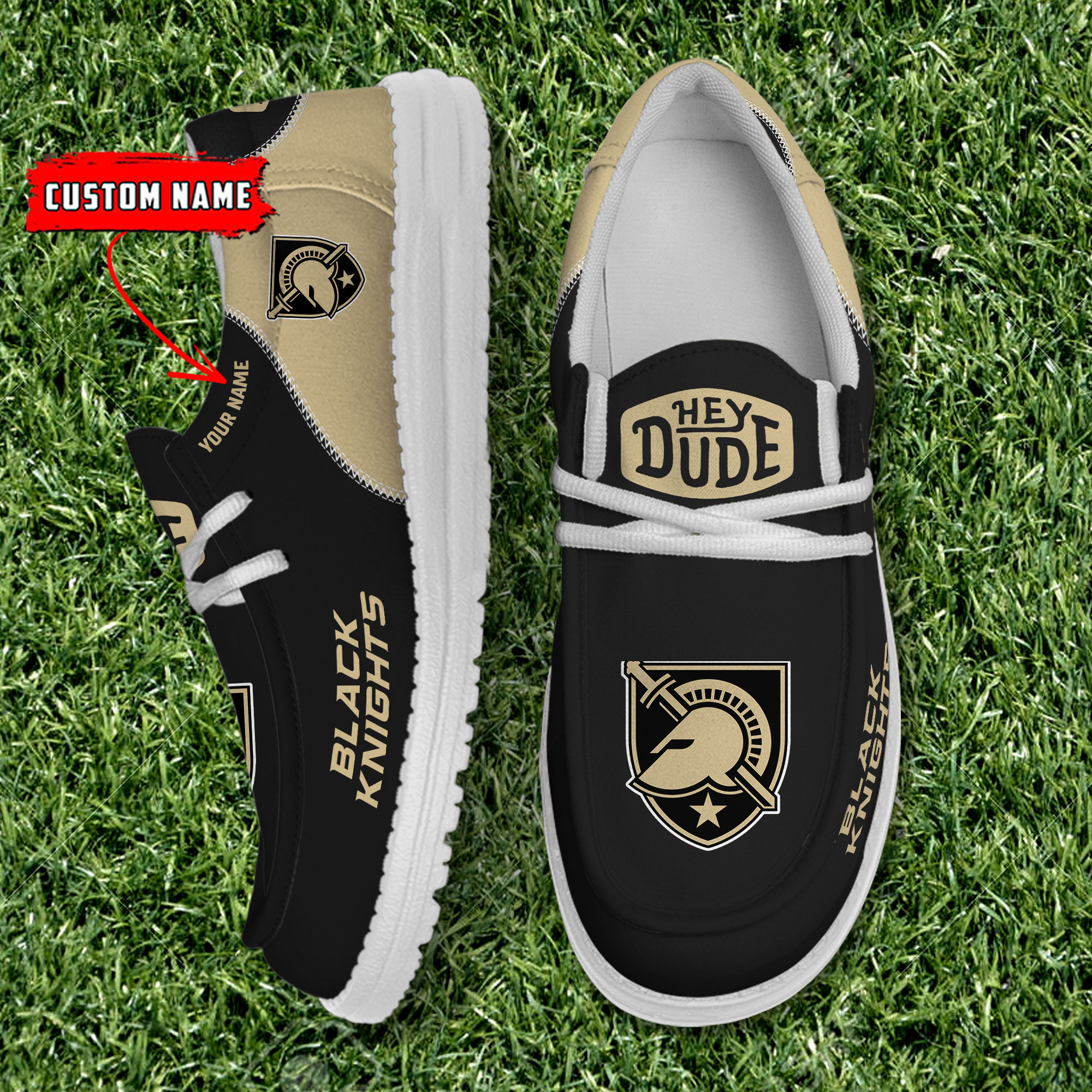 footwearelite army black knights custom name hey dude shoes h7bu8