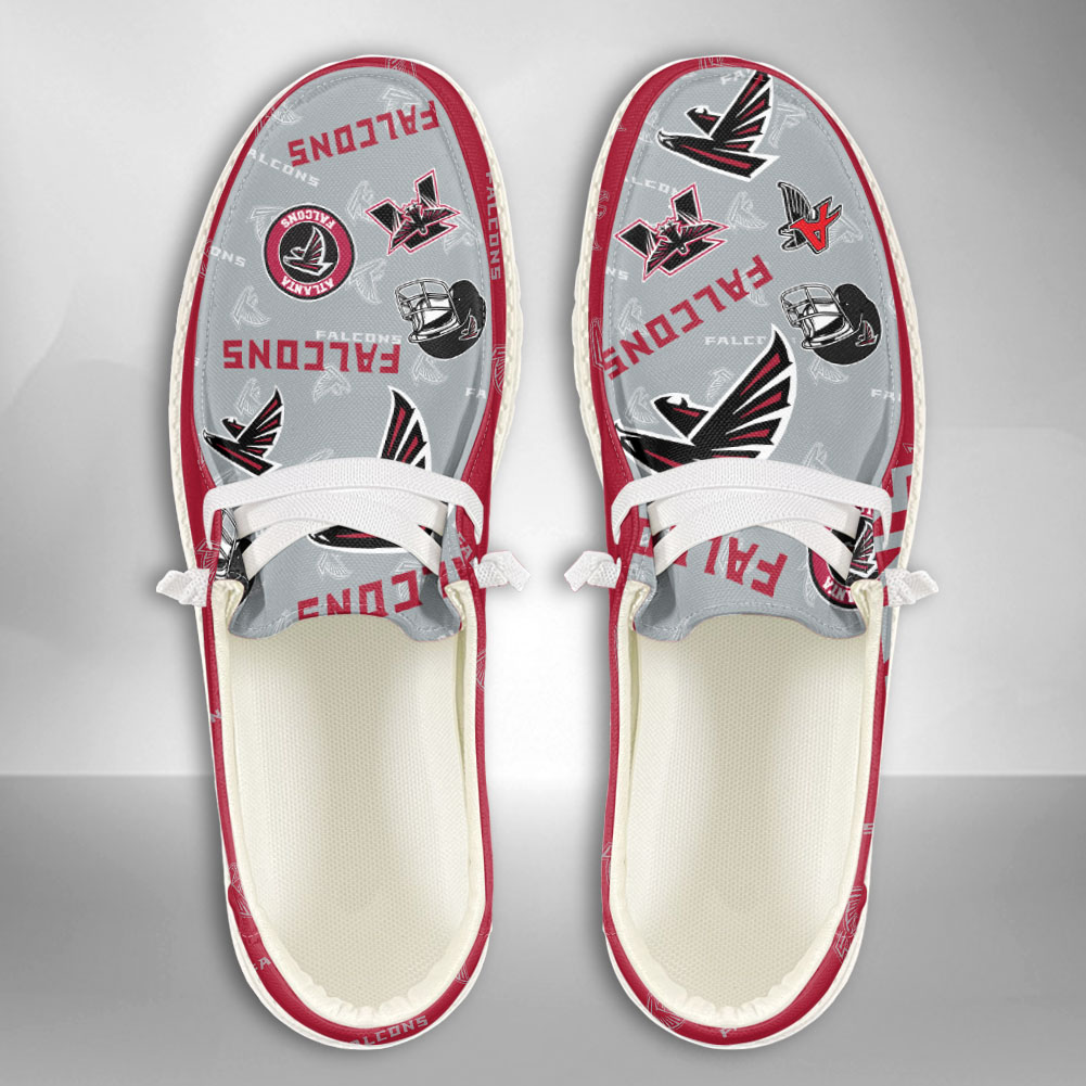 footwearelite atlanta falcons custom name hey dude shoes ncqxm