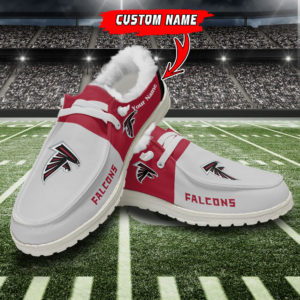 footwearelite atlanta falcons custom name hey dude shoes t7mop