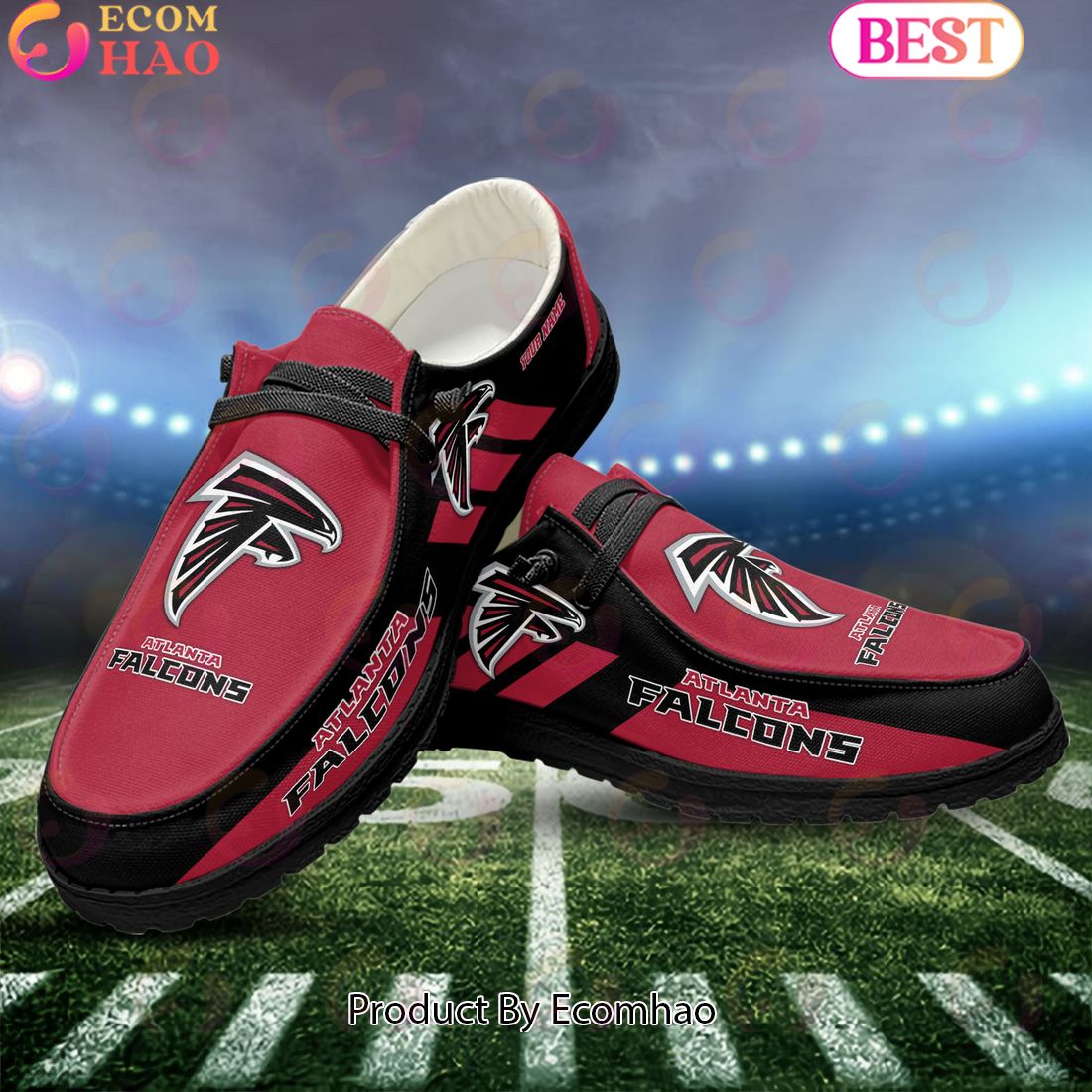 footwearelite atlanta falcons custom name hey dude shoes udyxg