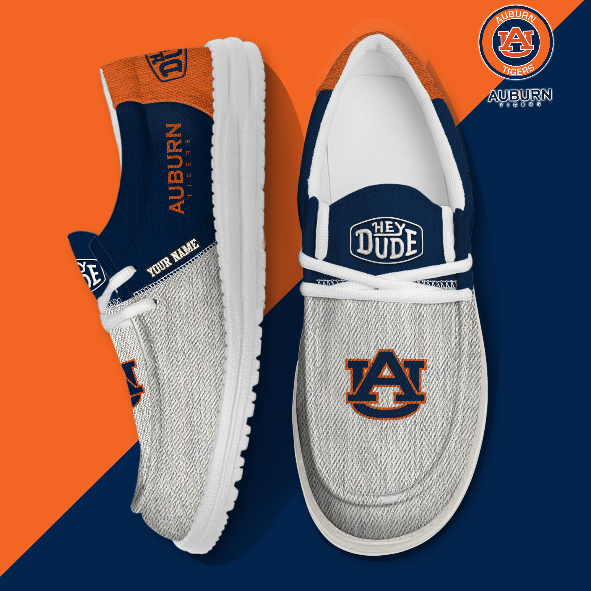 footwearelite auburn tigers custom name hey dude shoes j9wva