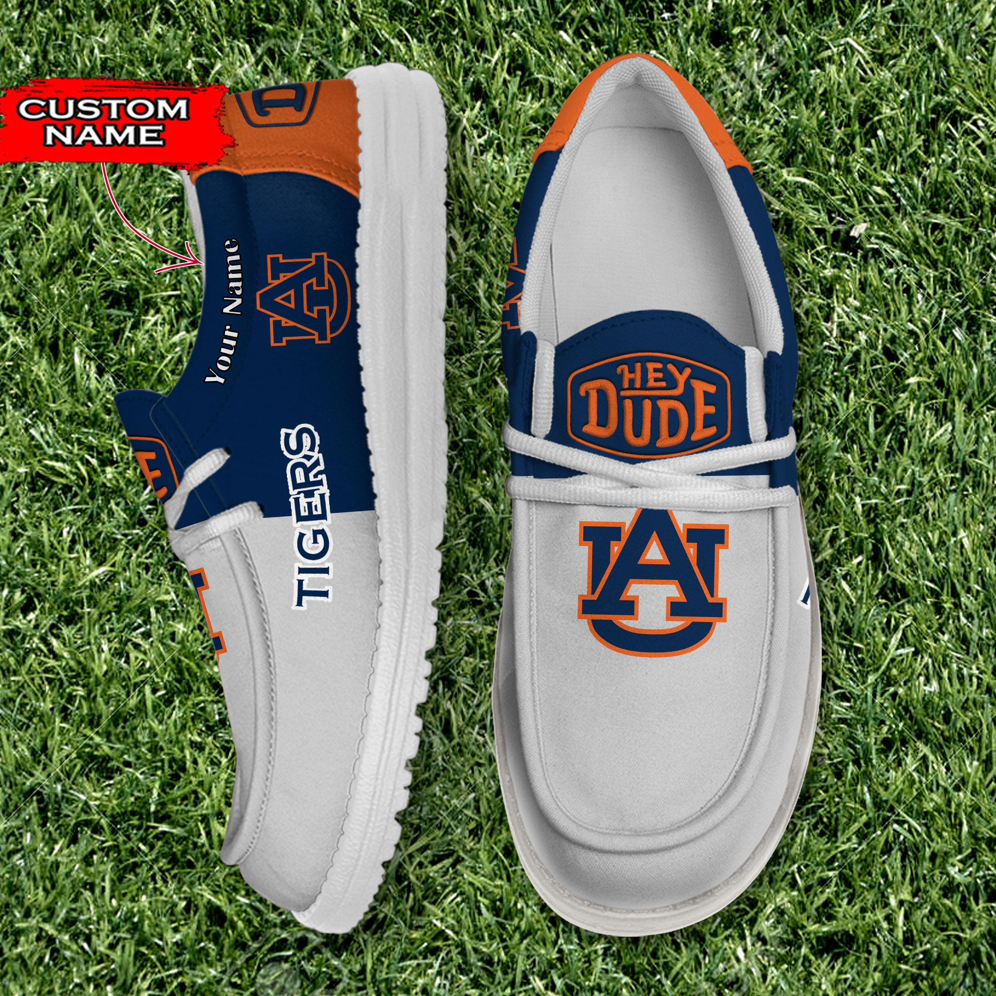 footwearelite auburn tigers custom name hey dude shoes slmio