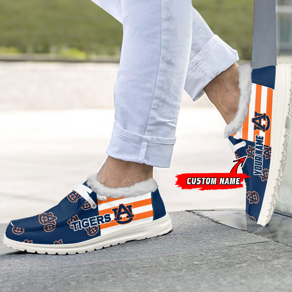 footwearelite auburn tigers custom name hey dude shoes spd06