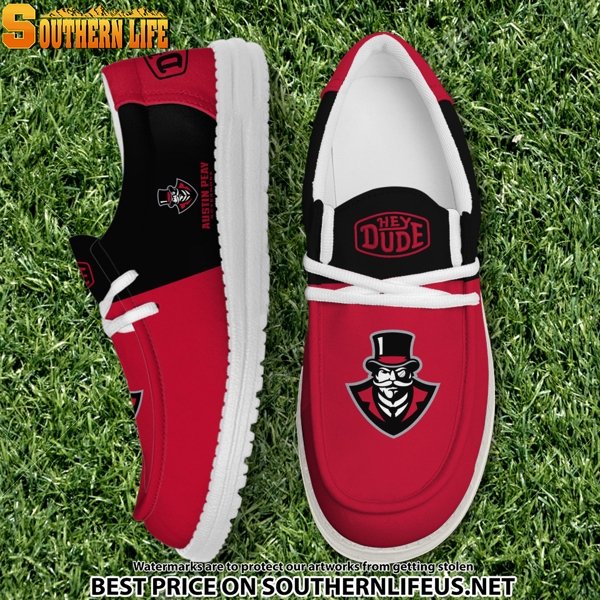 footwearelite austin peay state governors custom name hey dude shoes hk2kq