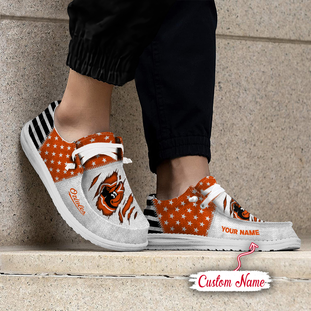 footwearelite baltimore orioles custom name hey dude shoes emsda