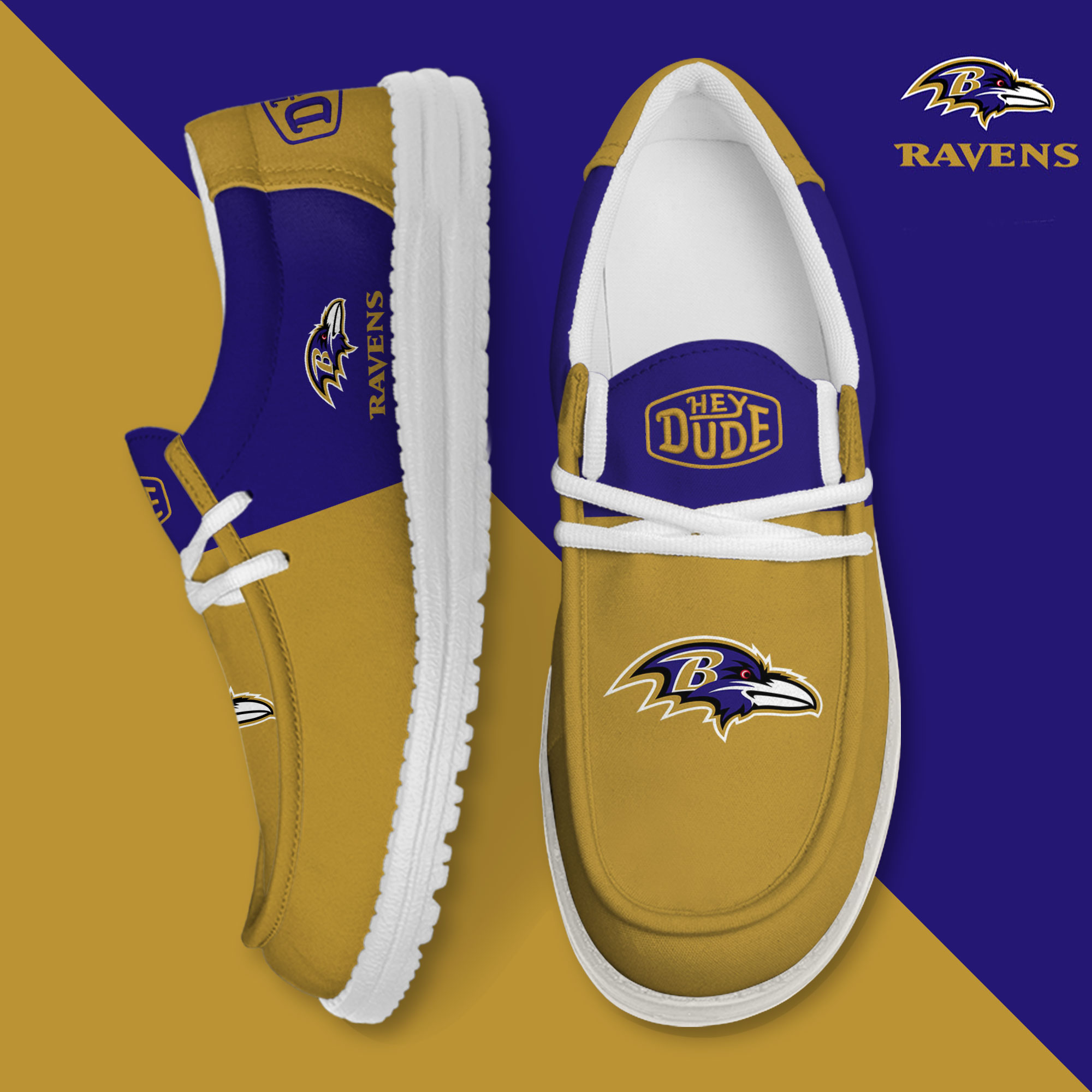 footwearelite baltimore ravens custom name hey dude shoes 69auq