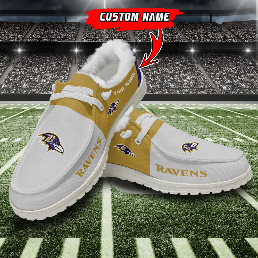 footwearelite baltimore ravens custom name hey dude shoes anvhx