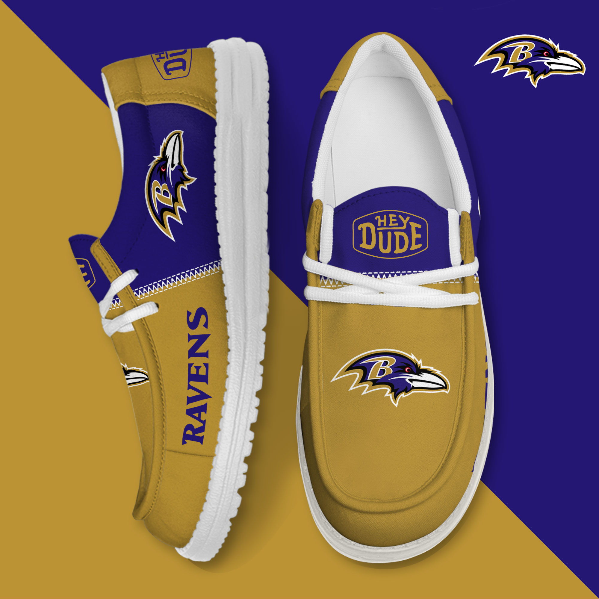 footwearelite baltimore ravens custom name hey dude shoes qoydm