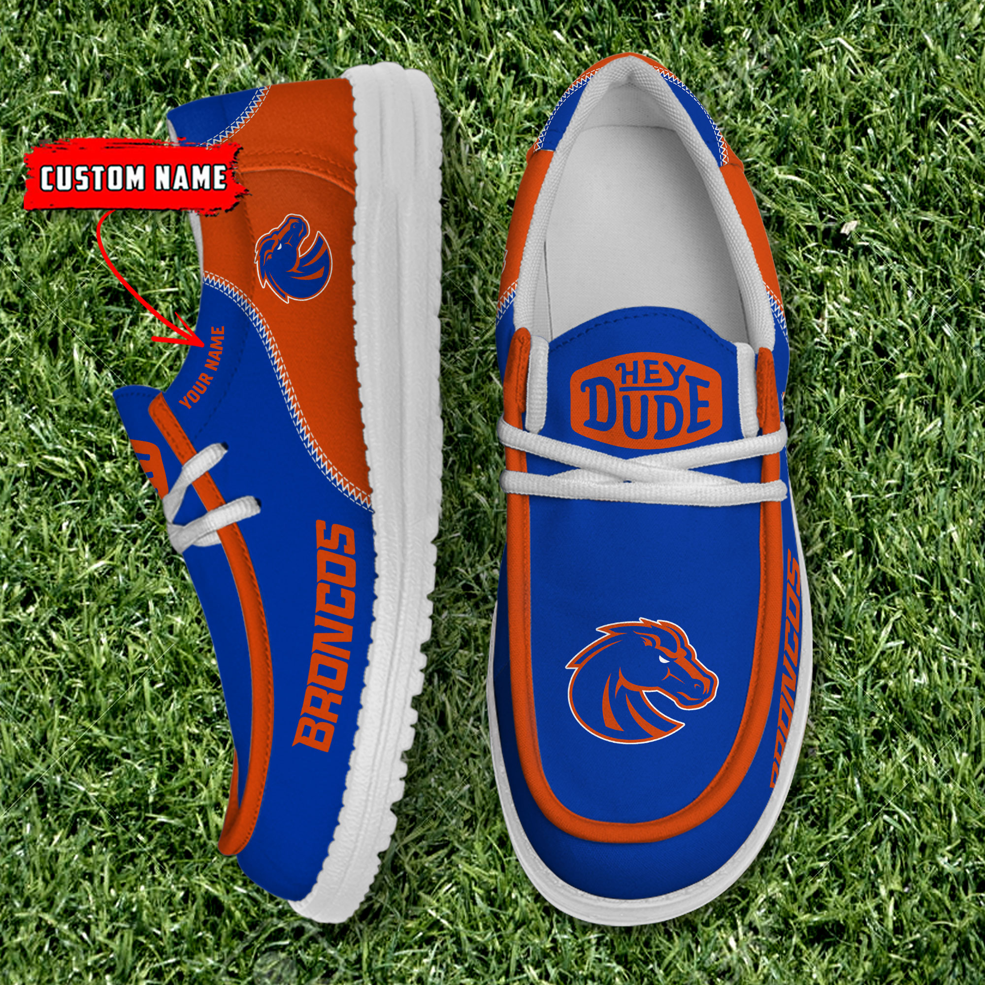 footwearelite boise state broncos custom name hey dude shoes 5chwy