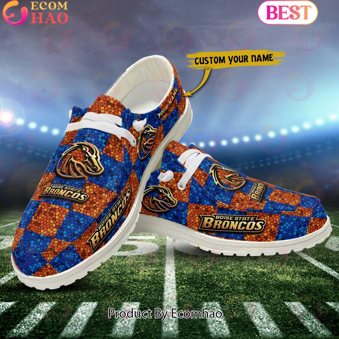 footwearelite boise state broncos custom name hey dude shoes ejgsl