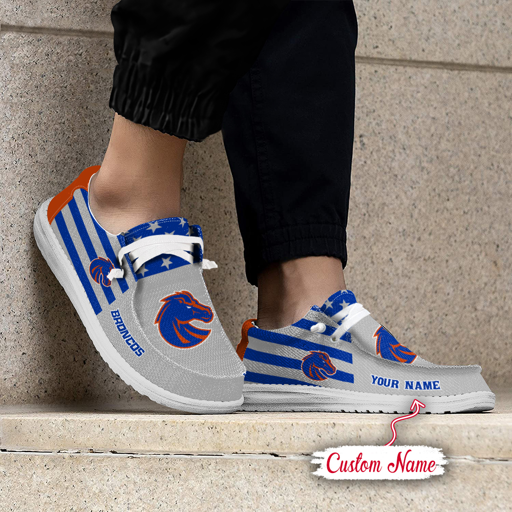 footwearelite boise state broncos custom name hey dude shoes fbjrs