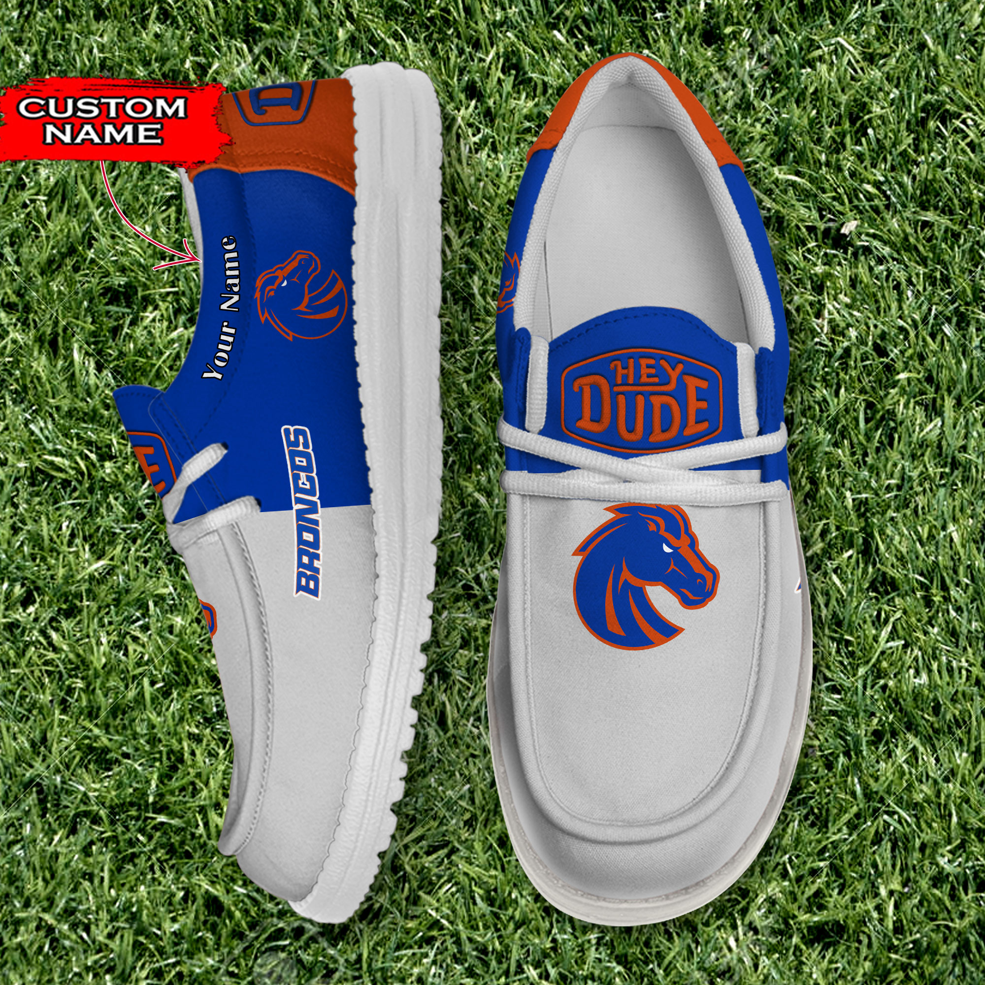 footwearelite boise state broncos custom name hey dude shoes k4fg4