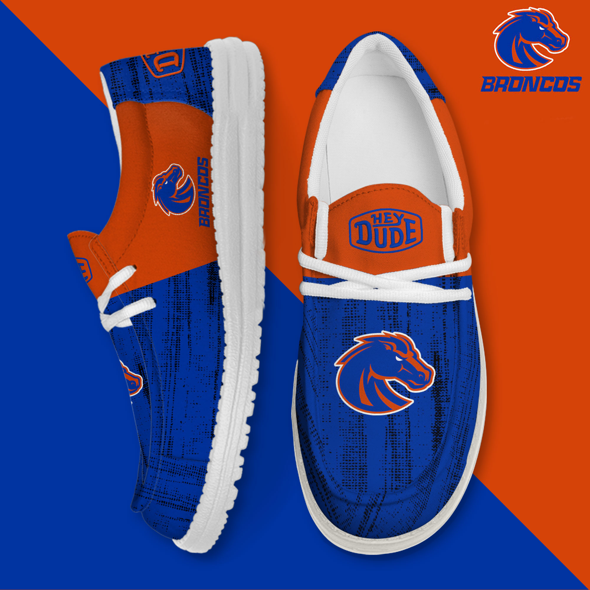 footwearelite boise state broncos custom name hey dude shoes rzxru