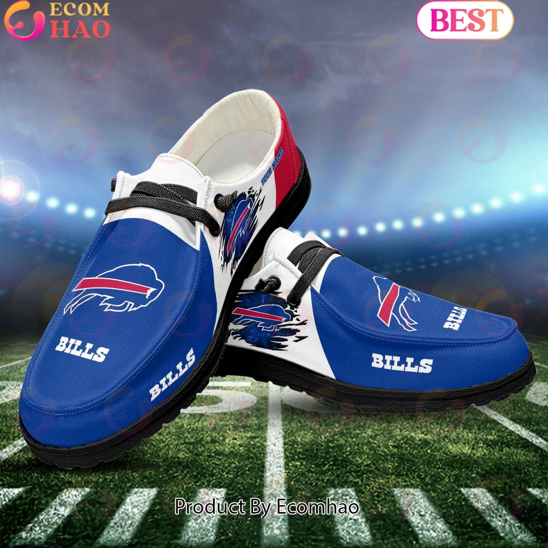 footwearelite buffalo bills custom name hey dude shoes kwnzf