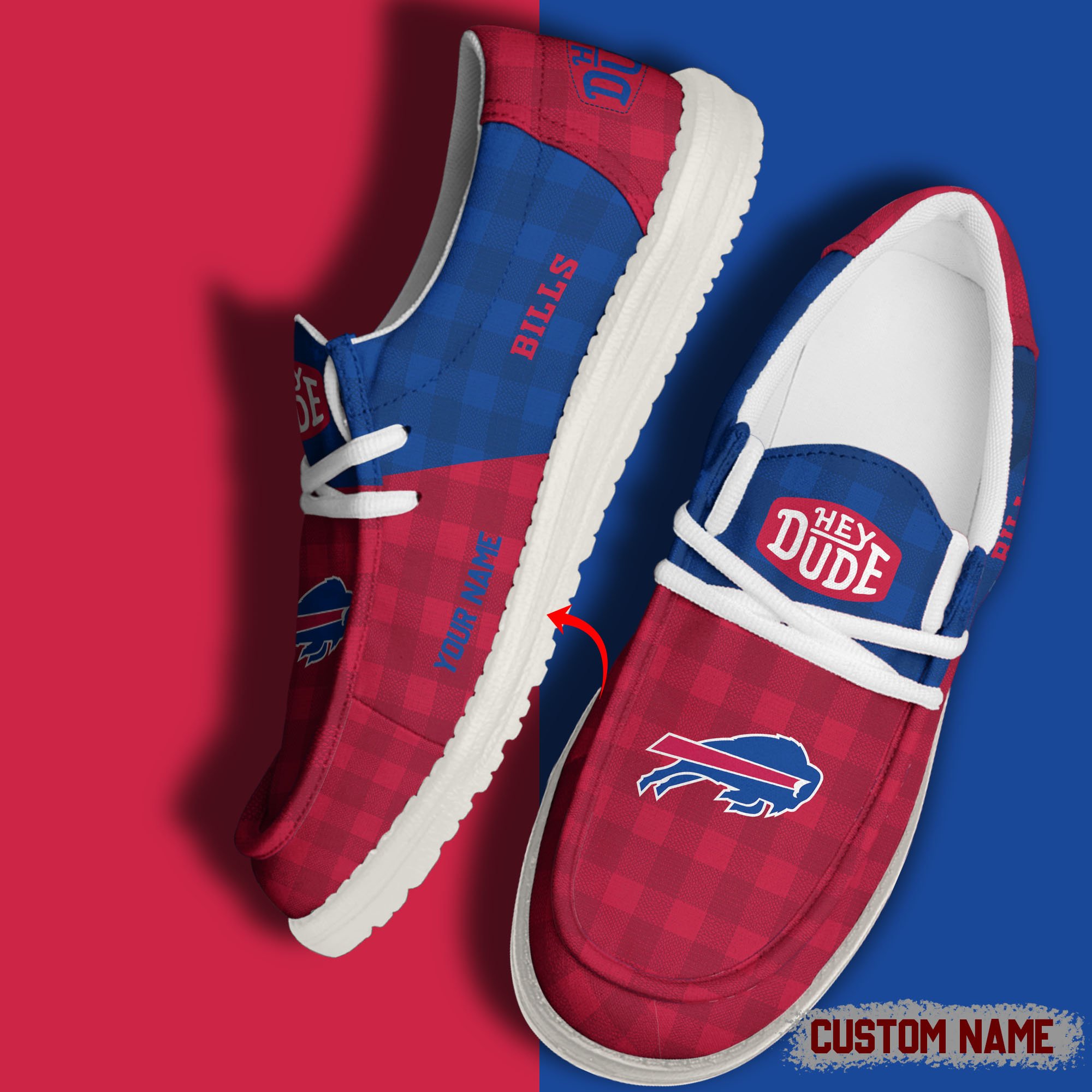 footwearelite buffalo bills custom name hey dude shoes mb0ky