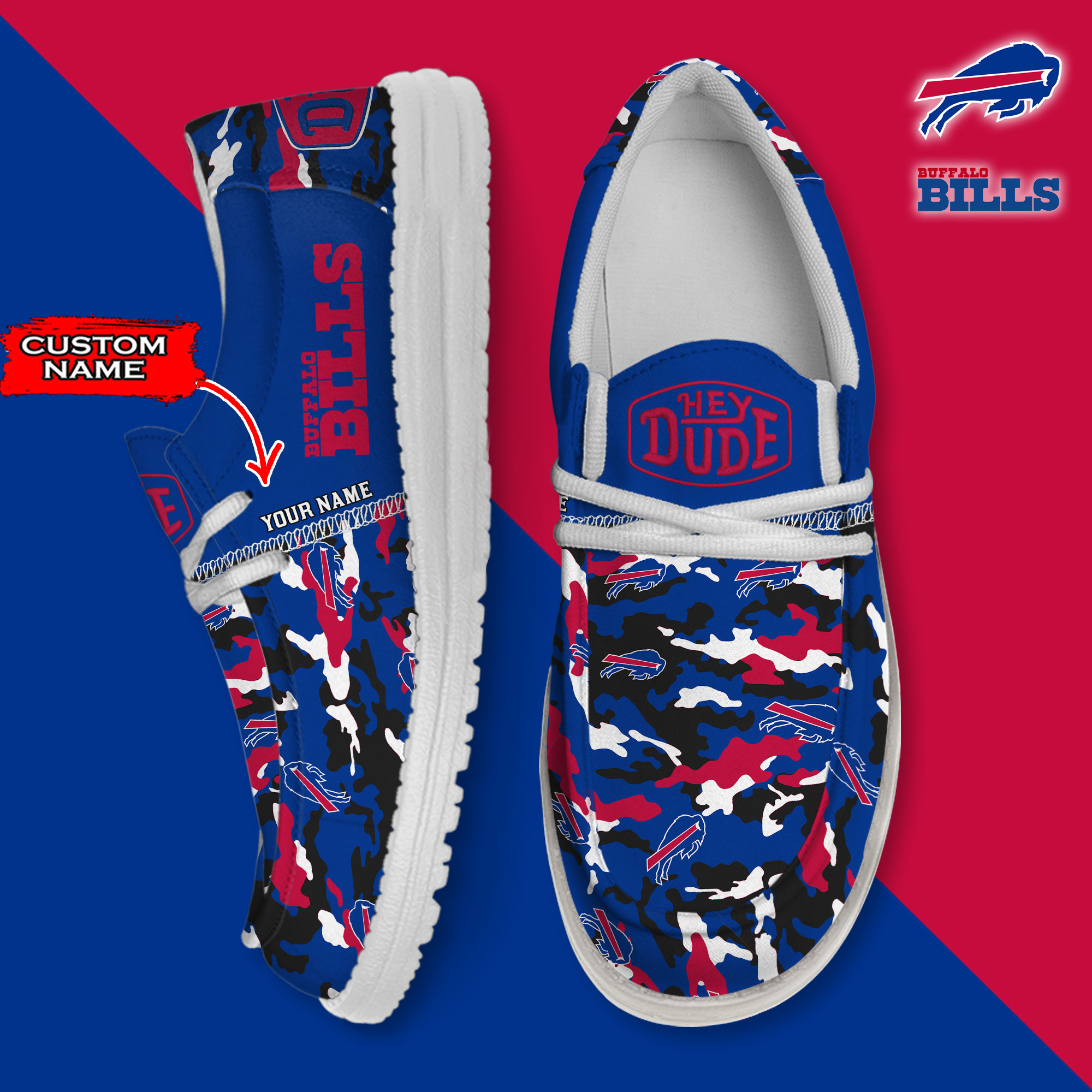 footwearelite buffalo bills custom name hey dude shoes z9qfq