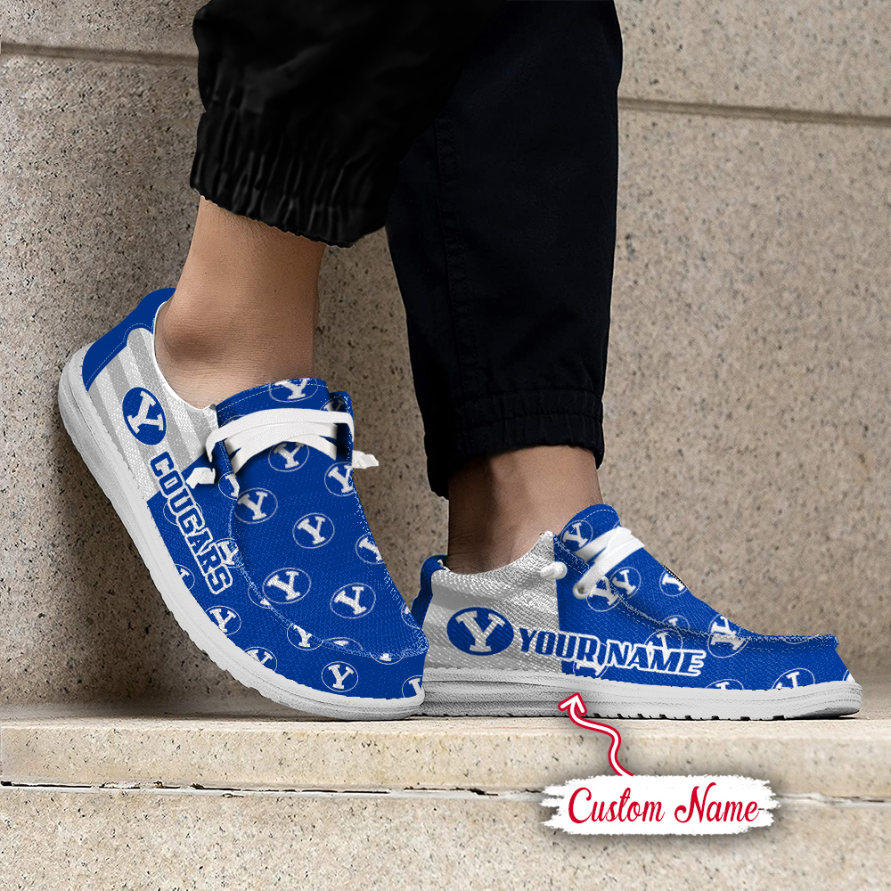 footwearelite byu cougars custom name hey dude shoes bvo09