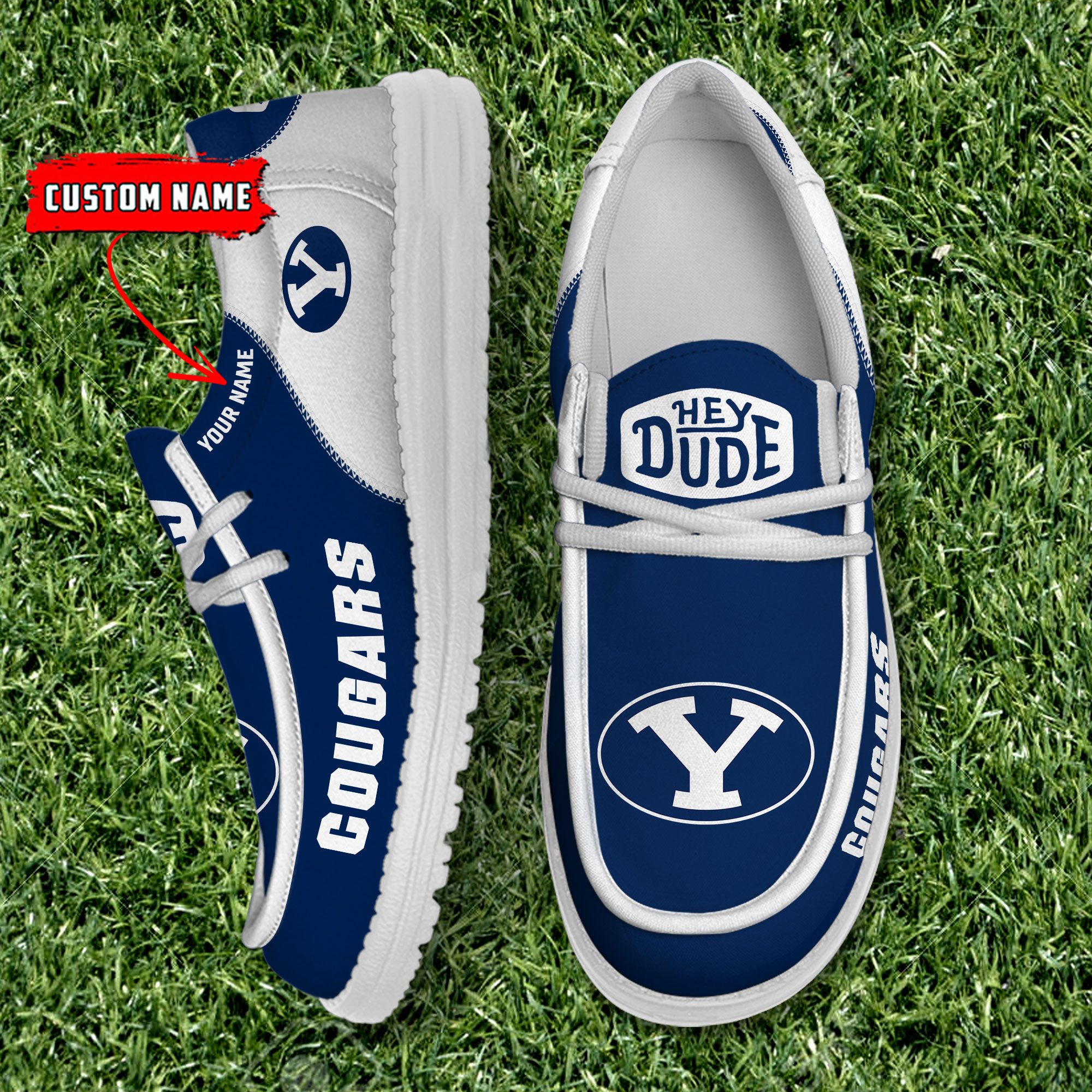 footwearelite byu cougars custom name hey dude shoes jjqtn