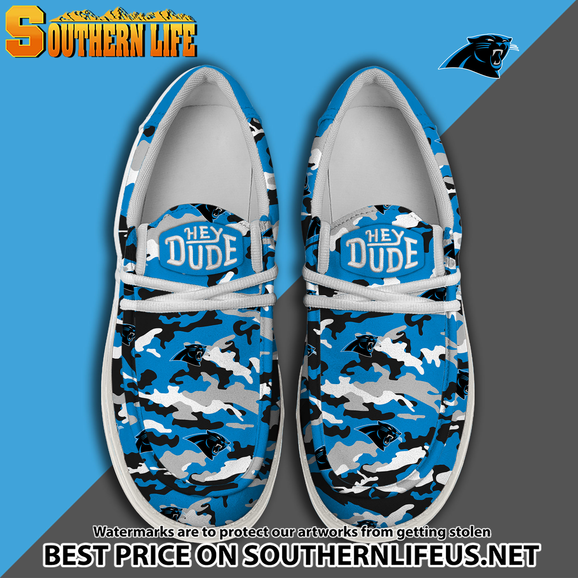 footwearelite carolina panthers custom name hey dude shoes 8gikv