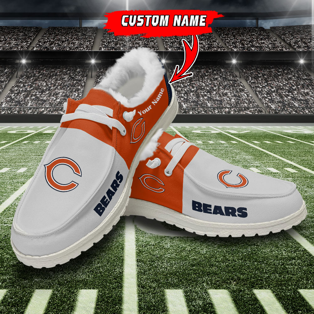 footwearelite chicago bears custom name hey dude shoes fmalv