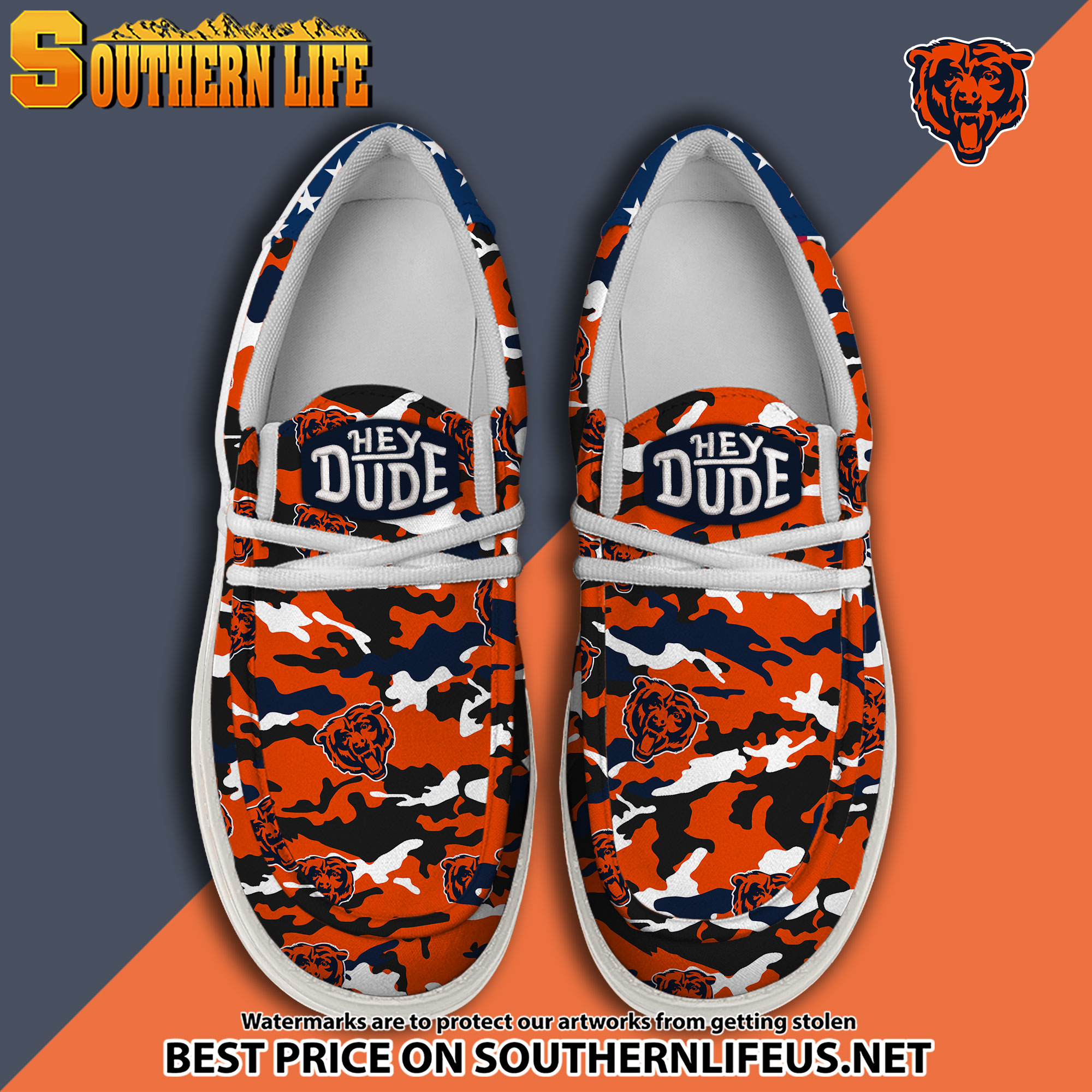 footwearelite chicago bears custom name hey dude shoes owzu1