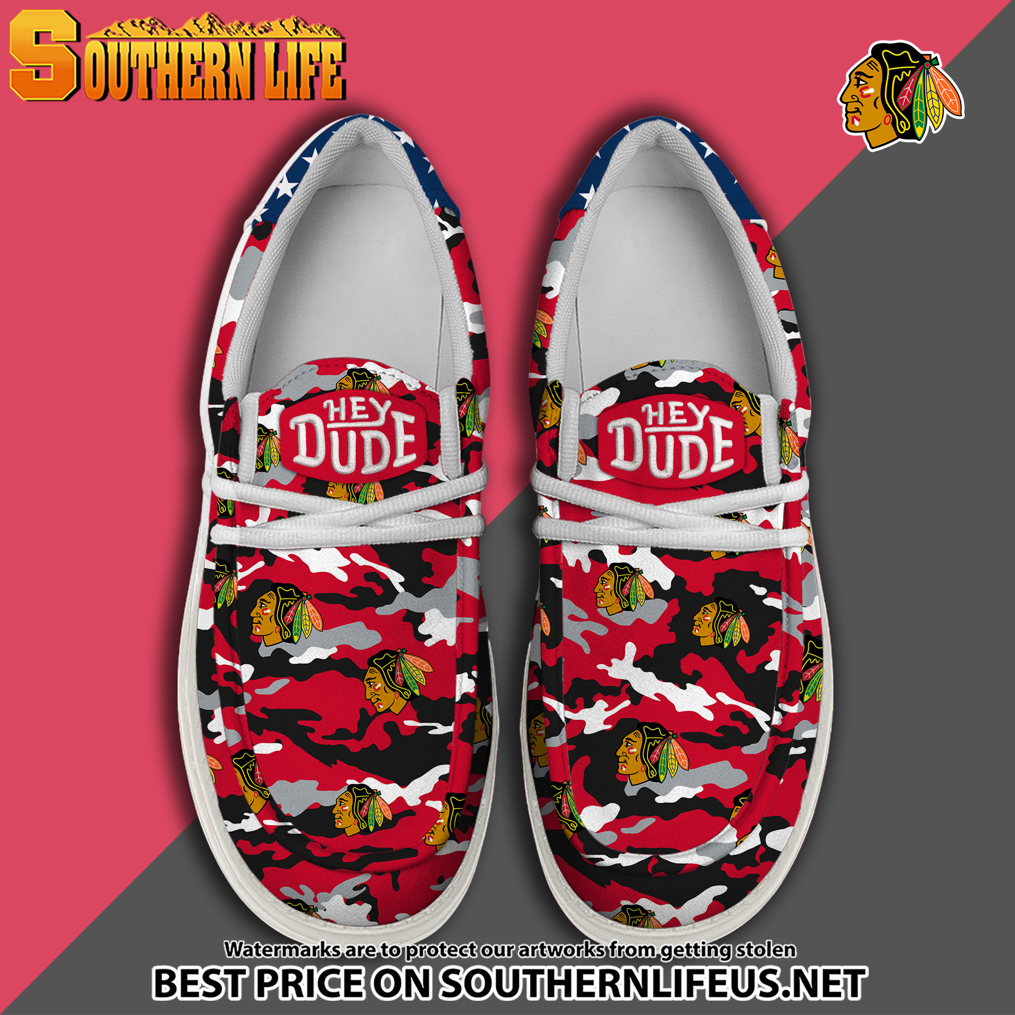 footwearelite chicago blackhawks custom name hey dude shoes kvkcn