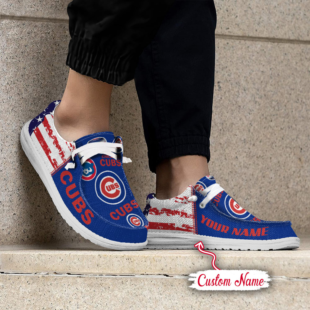 footwearelite chicago cubs custom name hey dude shoes lvnay