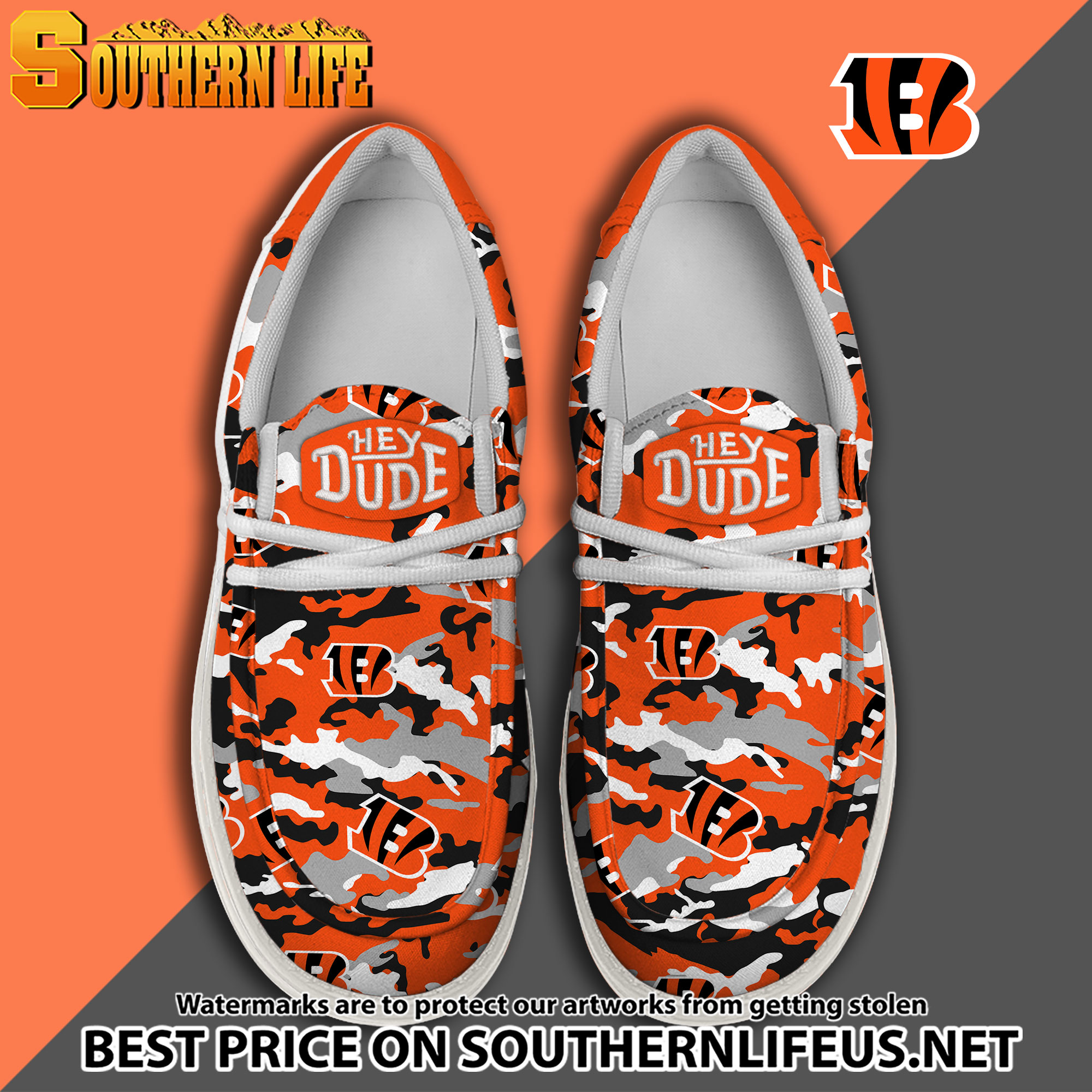 footwearelite cincinnati bengals custom name hey dude shoes f4k2a