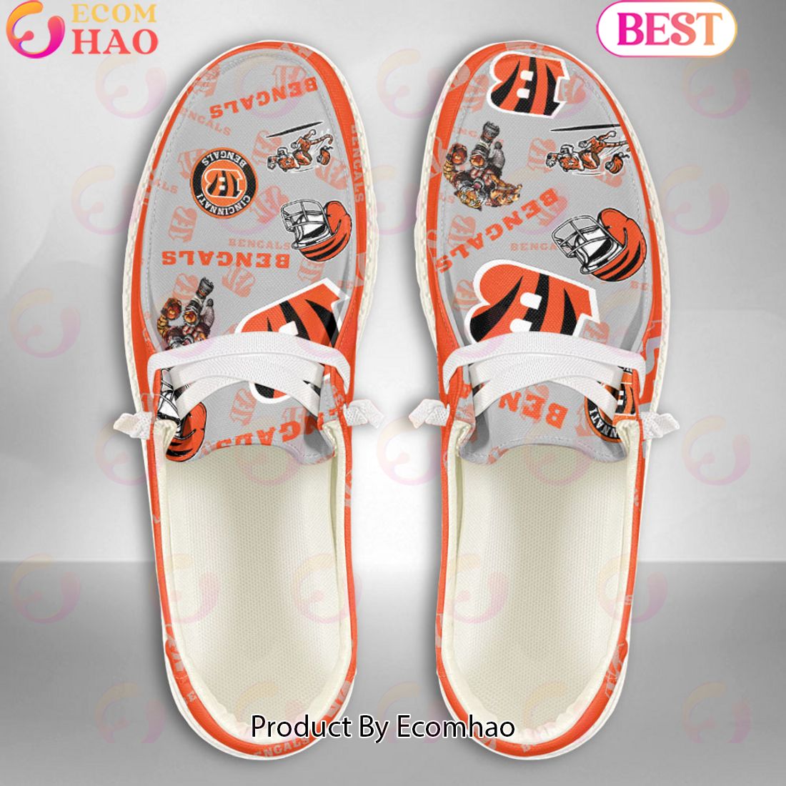 footwearelite cincinnati bengals custom name hey dude shoes xhg6m