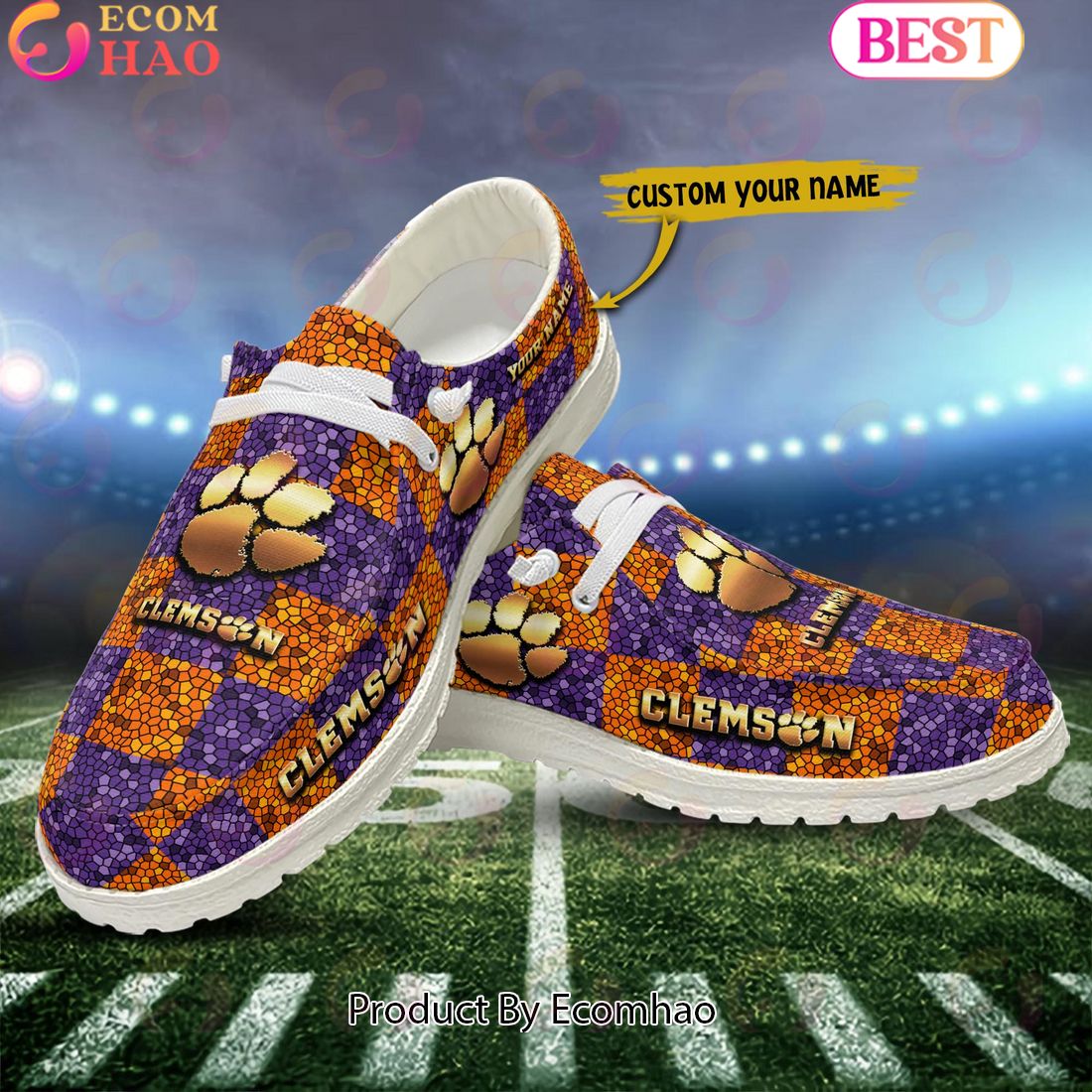 footwearelite clemson tigers custom name hey dude shoes gm0vp