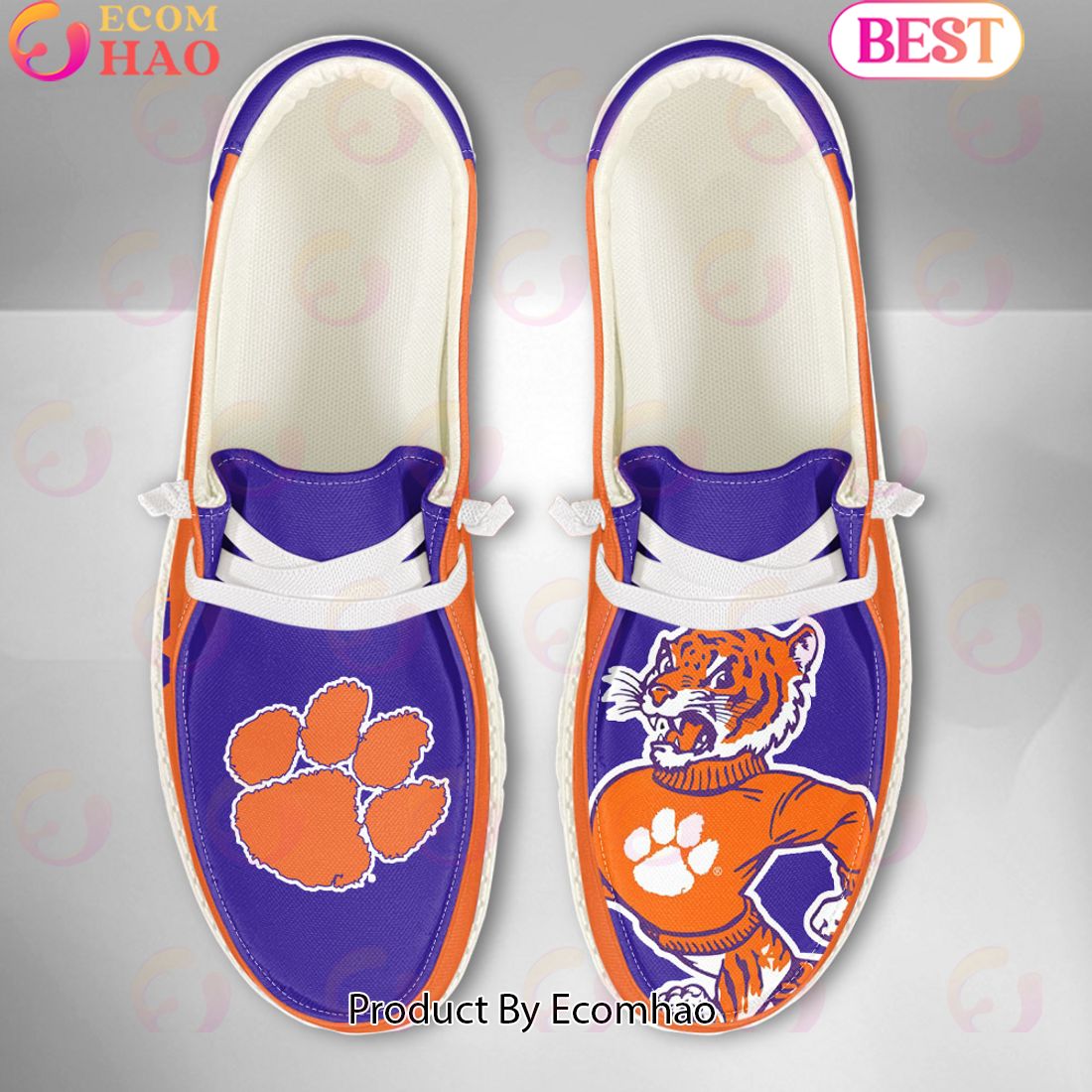 footwearelite clemson tigers custom name hey dude shoes ngbx2