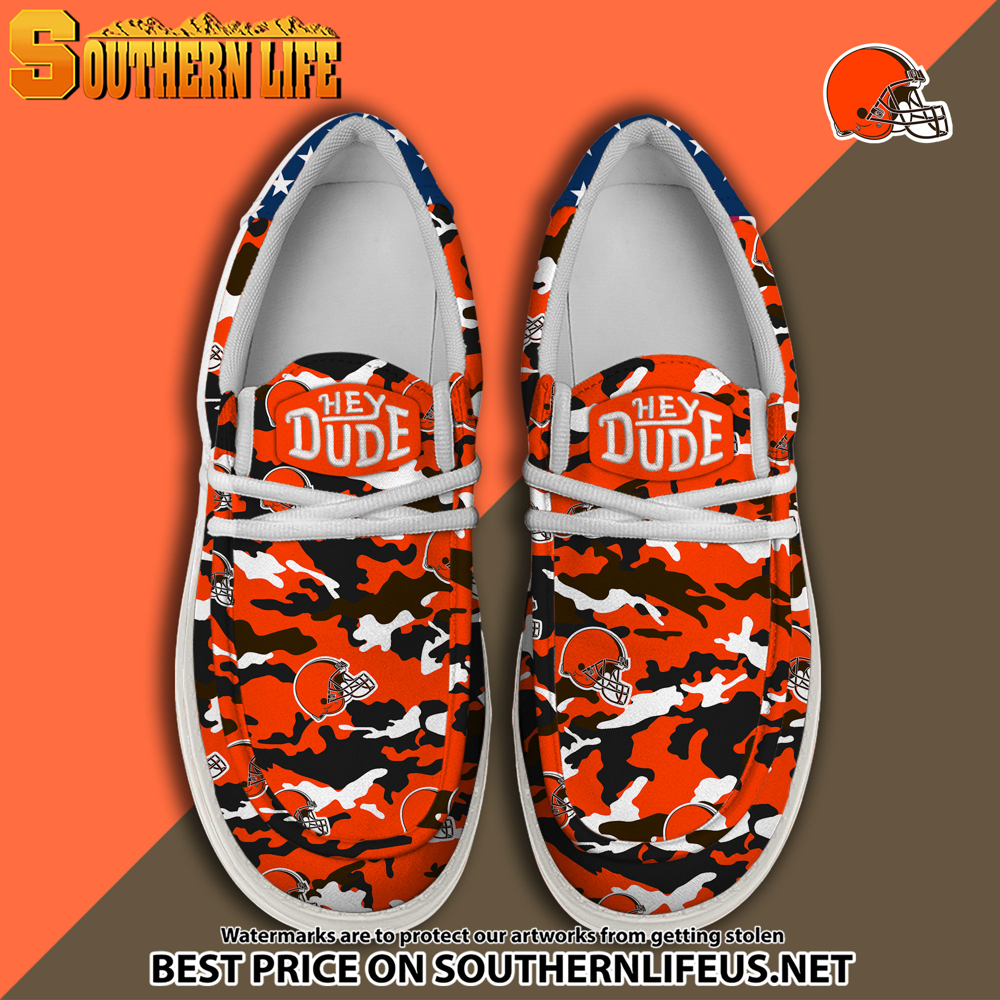 footwearelite cleveland browns custom name hey dude shoes da3uf