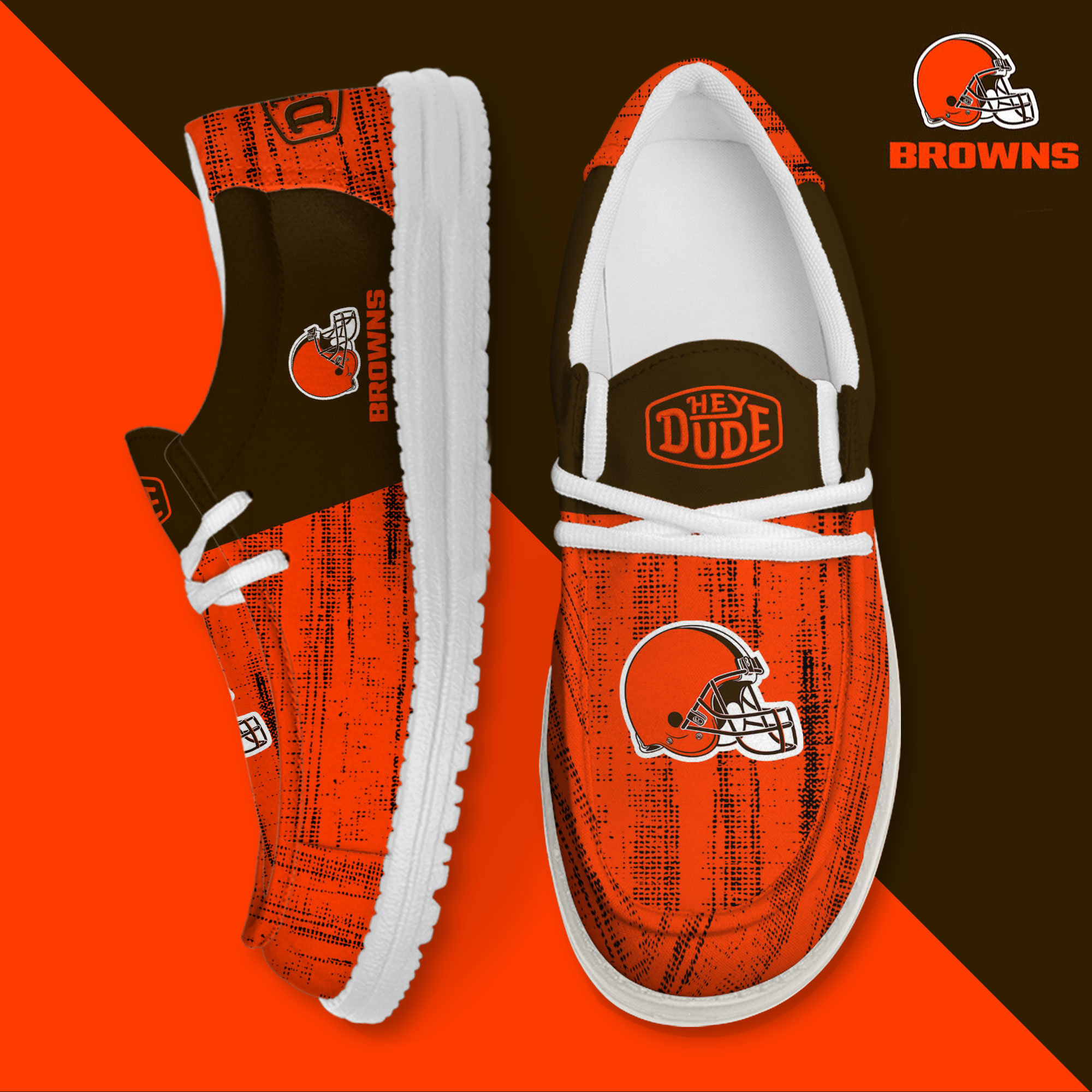 footwearelite cleveland browns custom name hey dude shoes rmczx