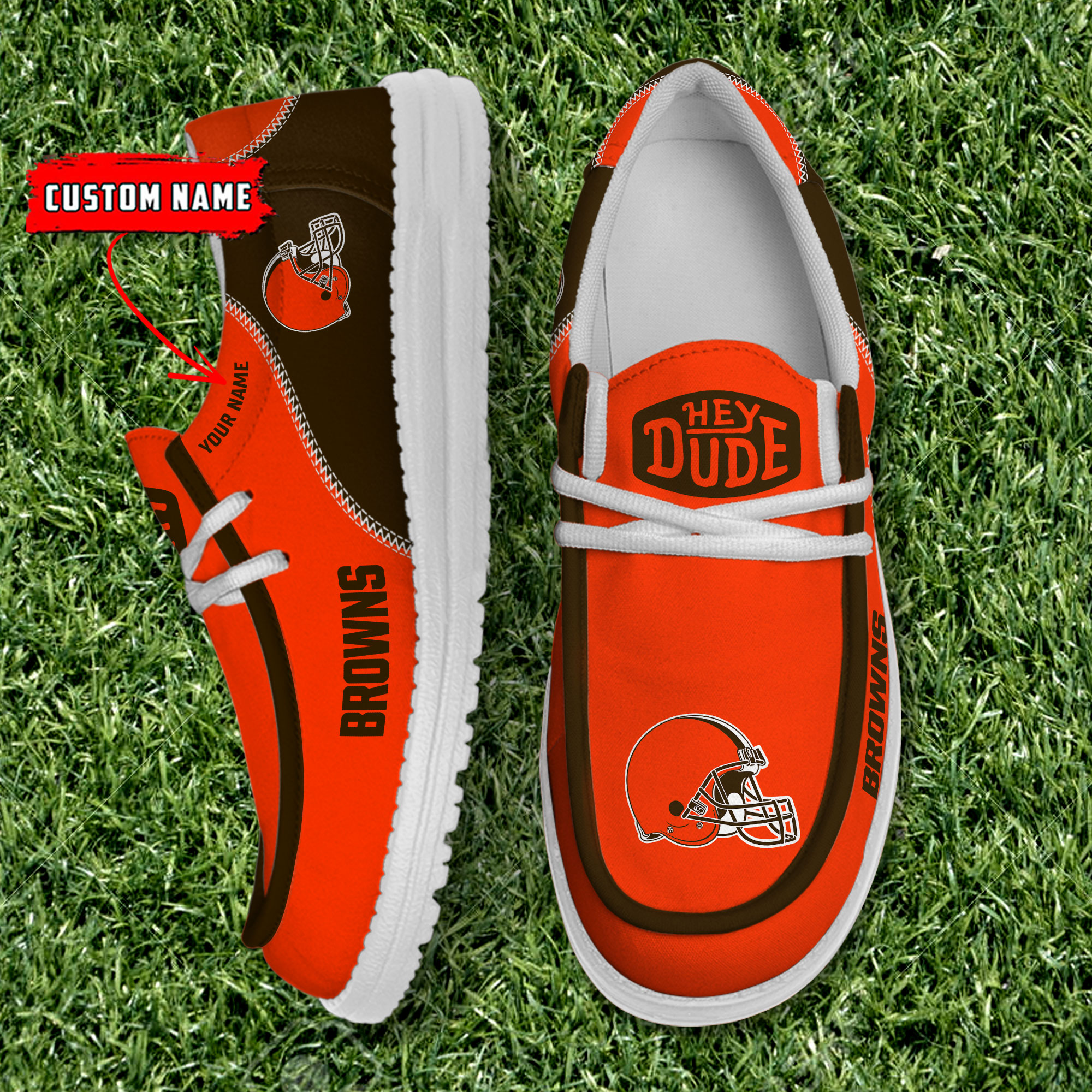 footwearelite cleveland browns custom name hey dude shoes wlxvc