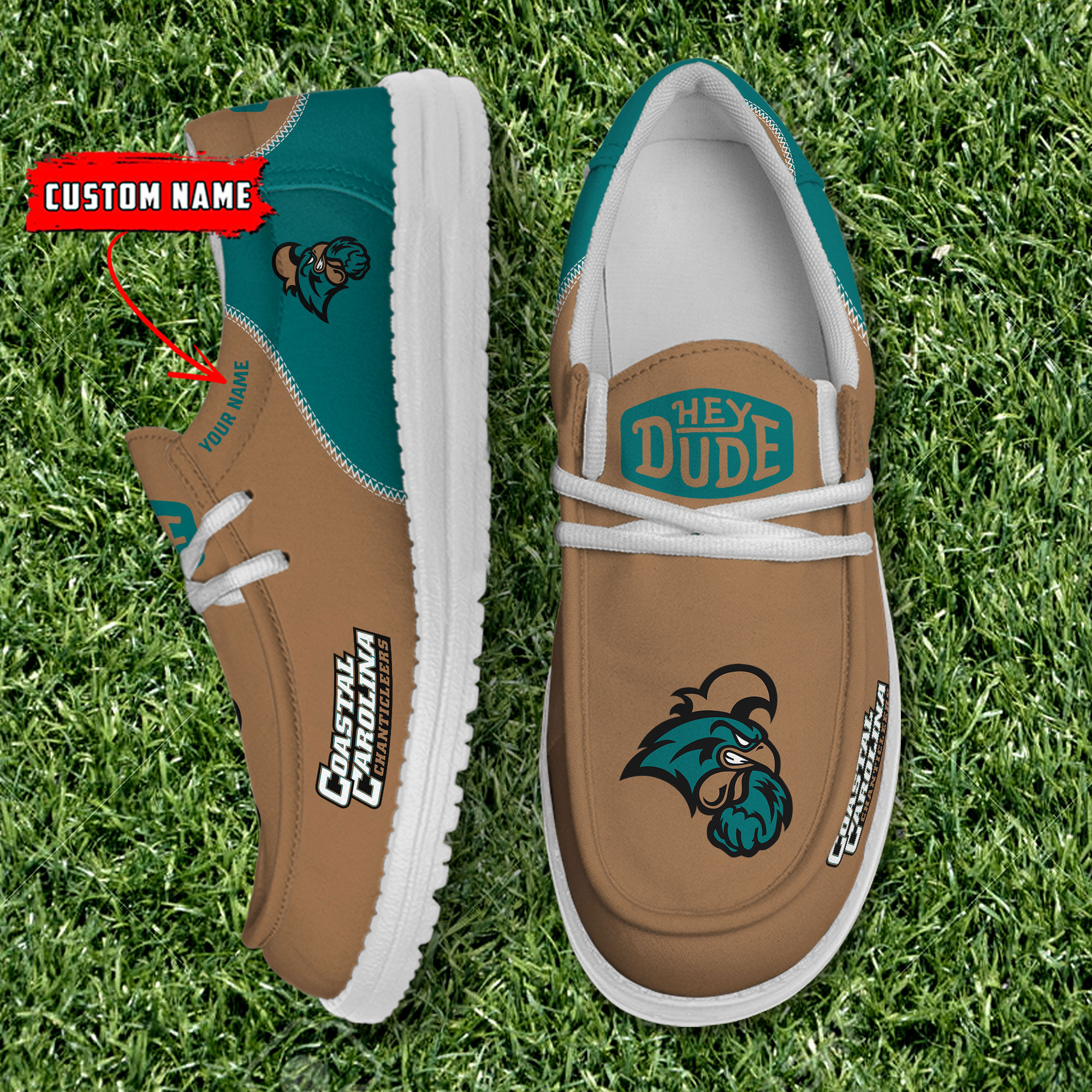 footwearelite coastal carolina chanticleers custom name hey dude shoes p6ypt