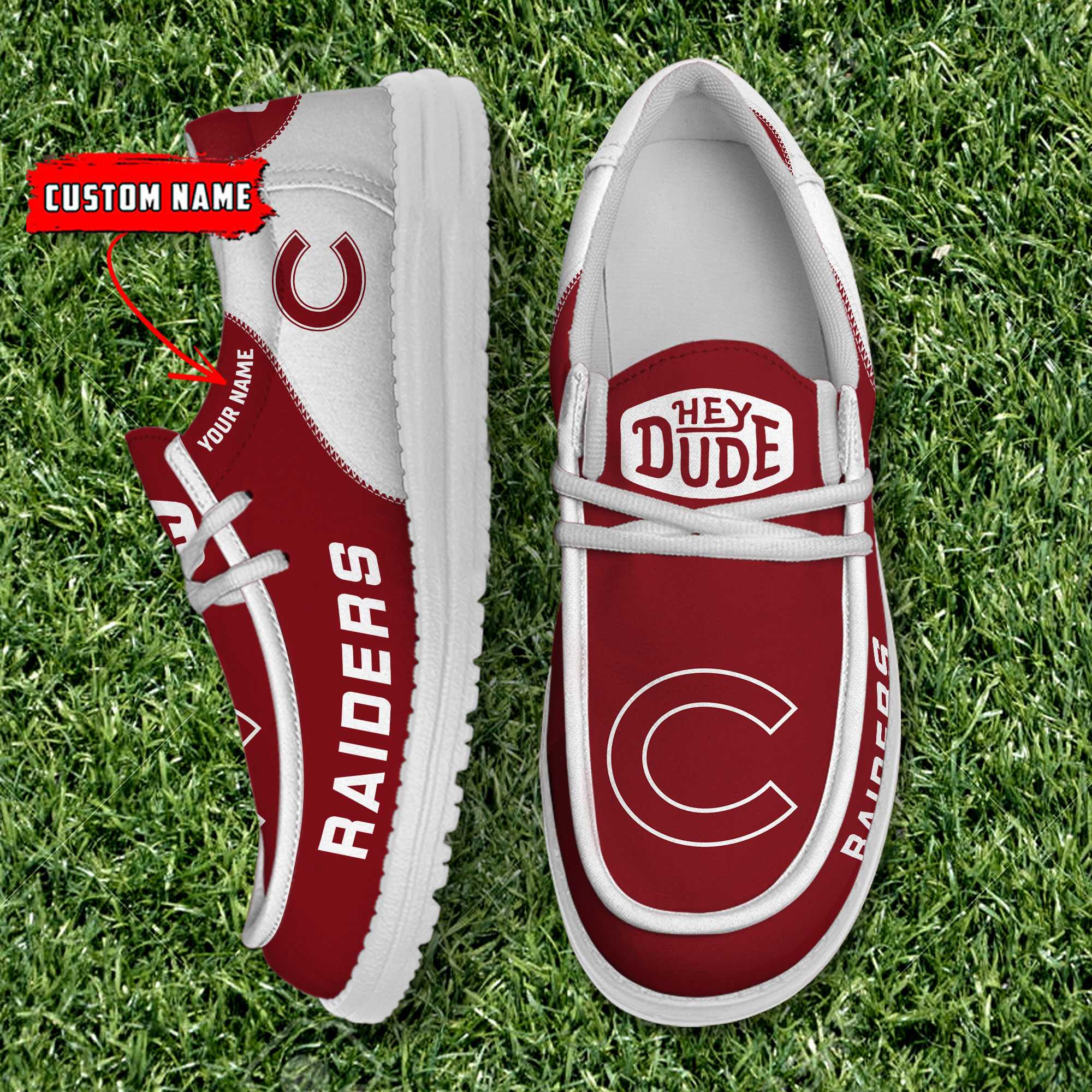 footwearelite colgate raiders custom name hey dude shoes ytqhg