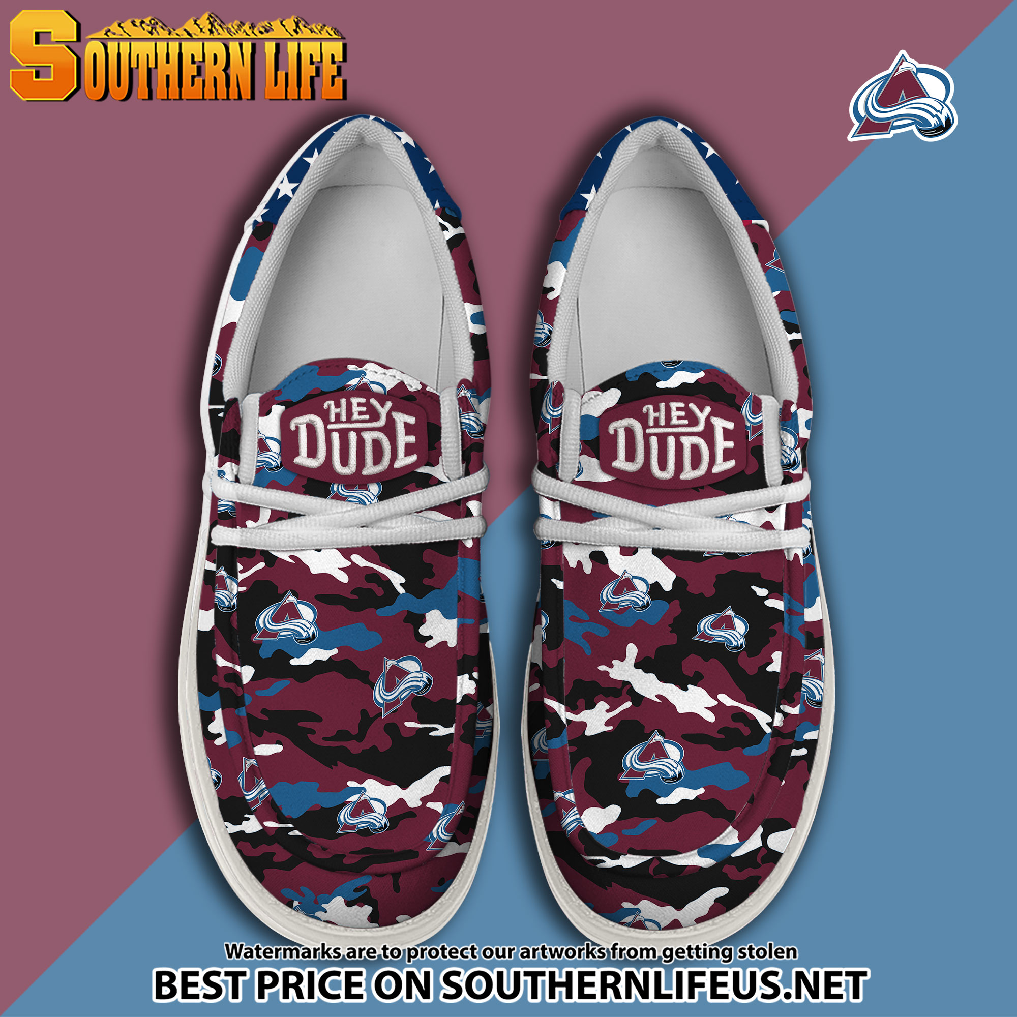 footwearelite colorado avalanche custom name hey dude shoes whxur