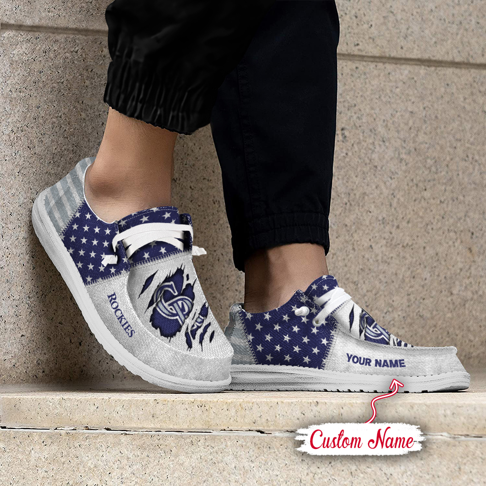 footwearelite colorado rockies custom name hey dude shoes cxcki