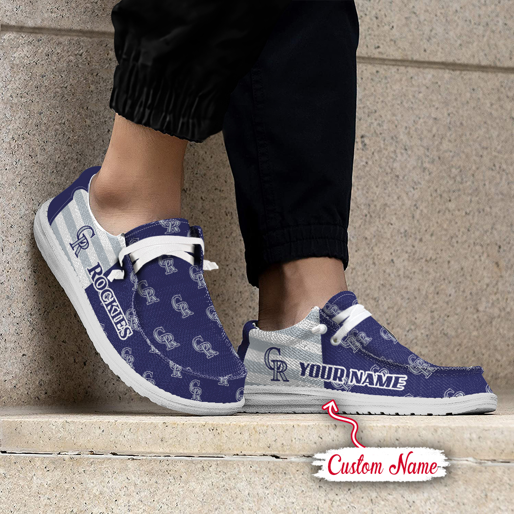 footwearelite colorado rockies custom name hey dude shoes npox4