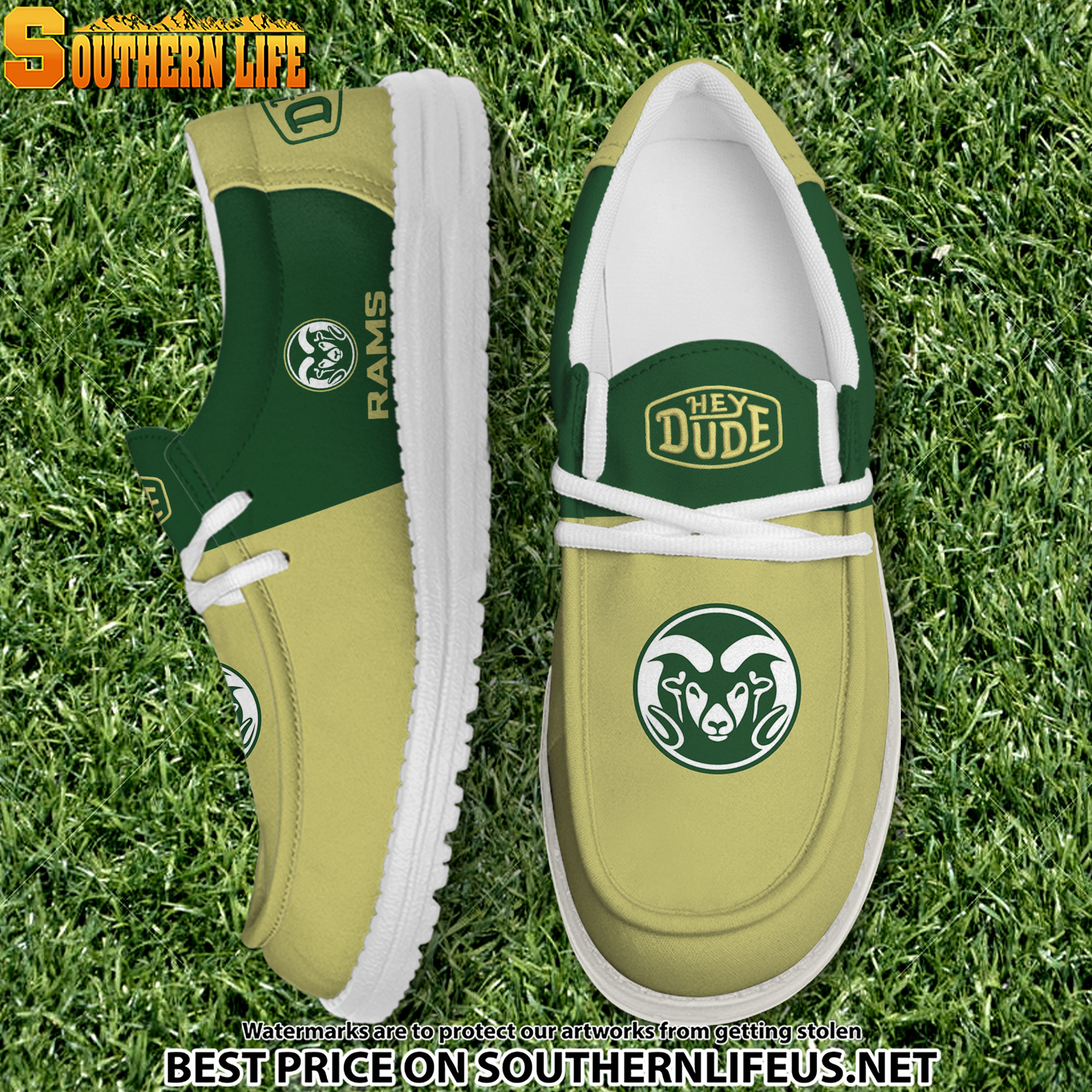 footwearelite colorado state rams custom name hey dude shoes ssabn