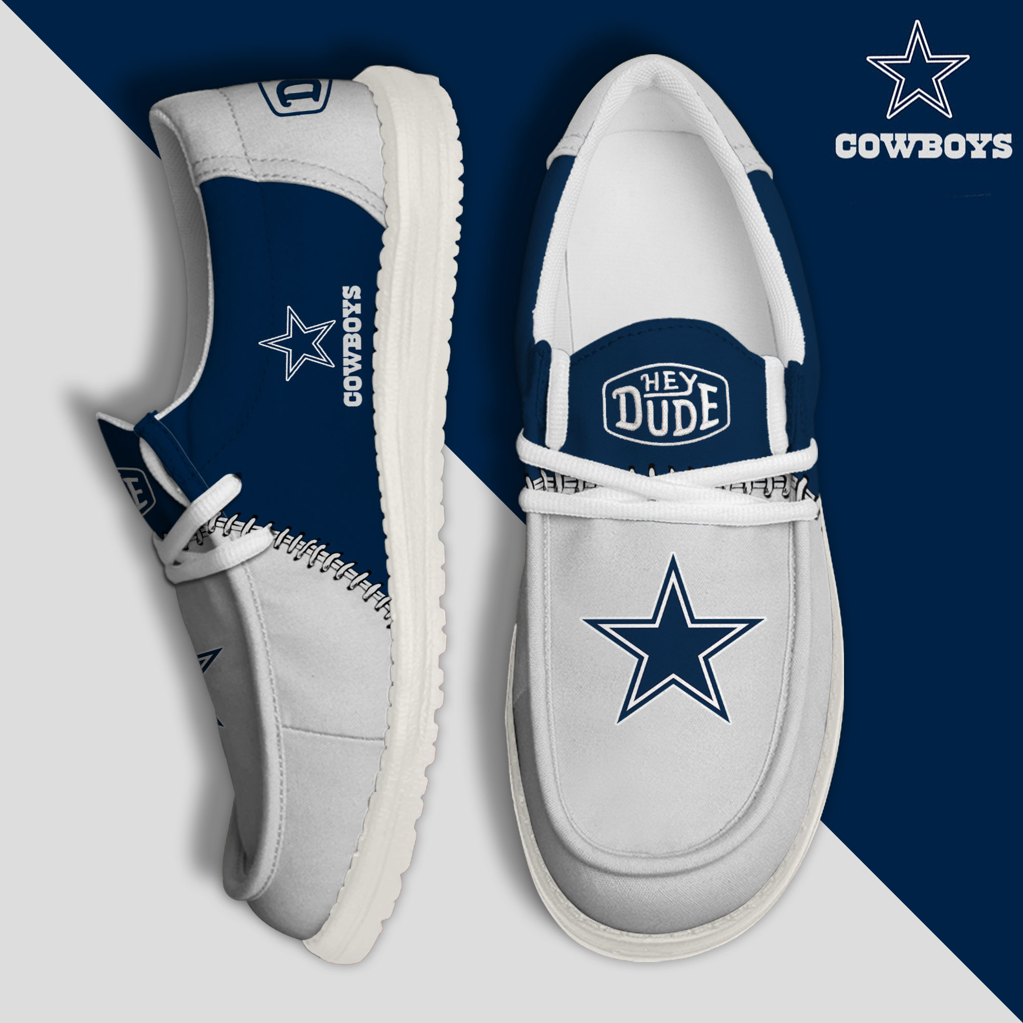 footwearelite dallas cowboys custom name hey dude shoes 3fid1