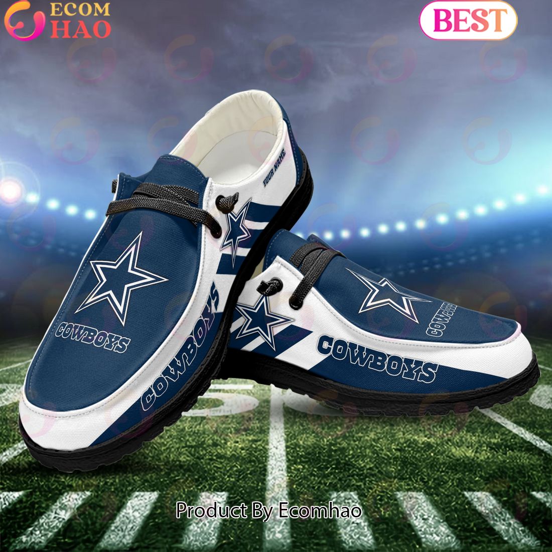 footwearelite dallas cowboys custom name hey dude shoes 5pr3l