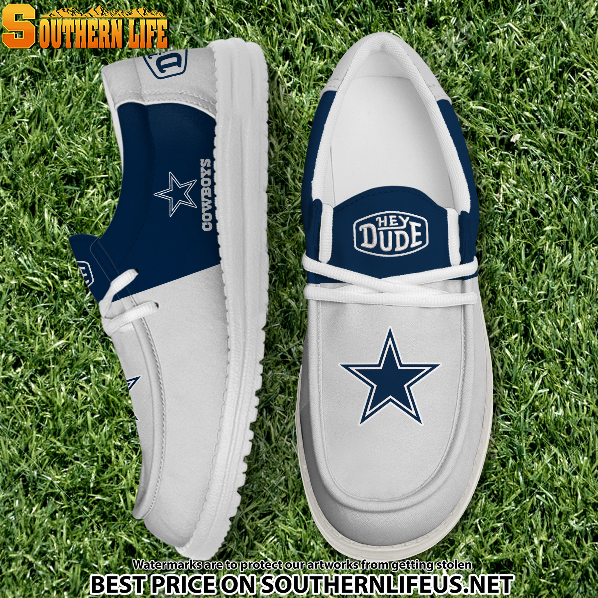 footwearelite dallas cowboys custom name hey dude shoes bkaya