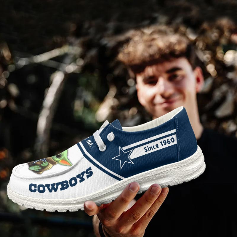 footwearelite dallas cowboys custom name hey dude shoes caki8