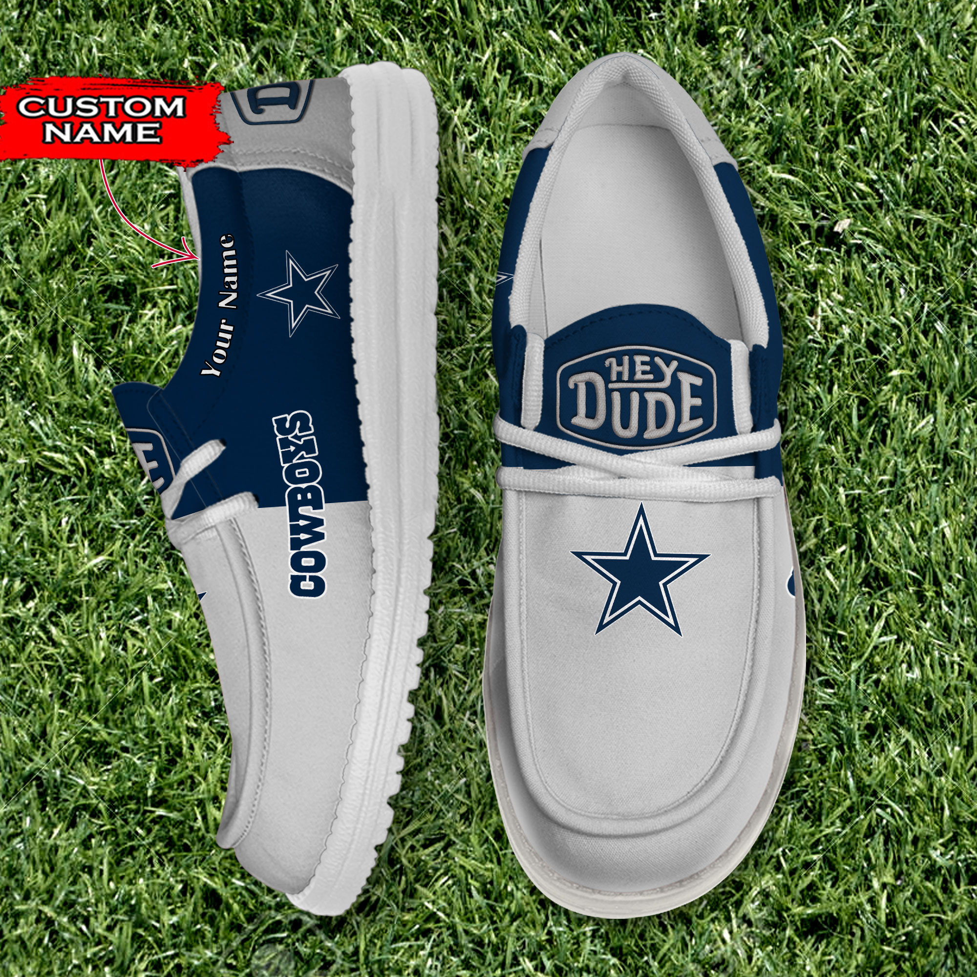 footwearelite dallas cowboys custom name hey dude shoes fo7en